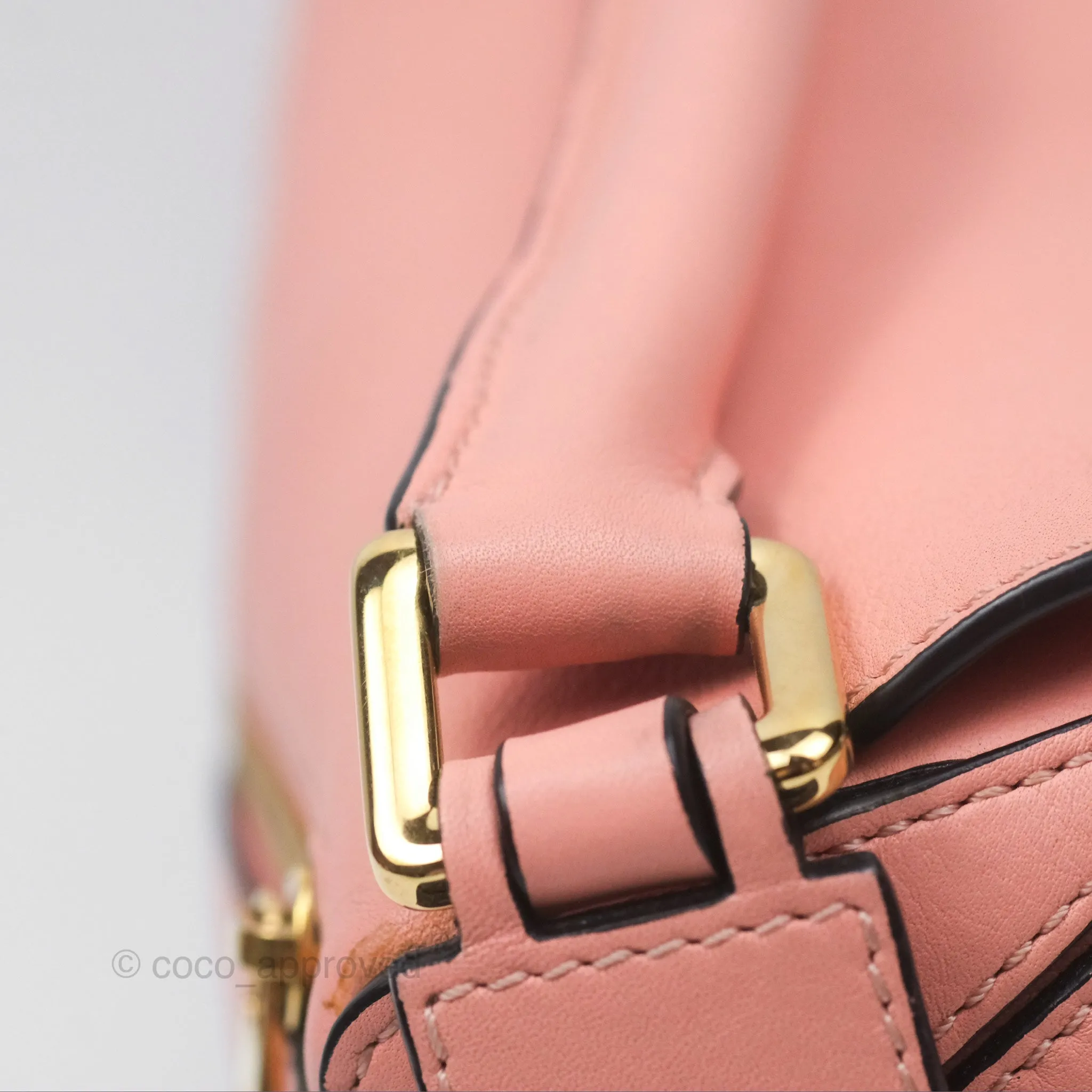 Loewe Small Puzzle Bag Pink Calfskin