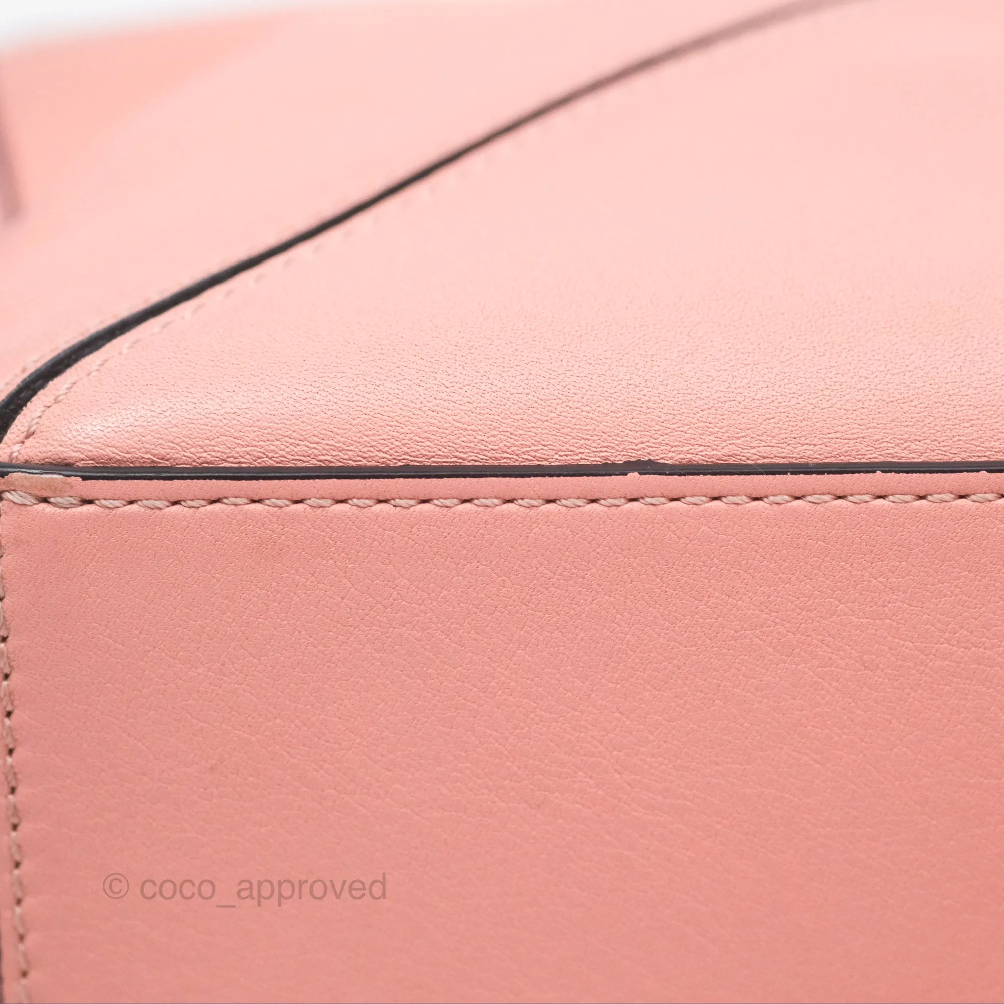 Loewe Small Puzzle Bag Pink Calfskin
