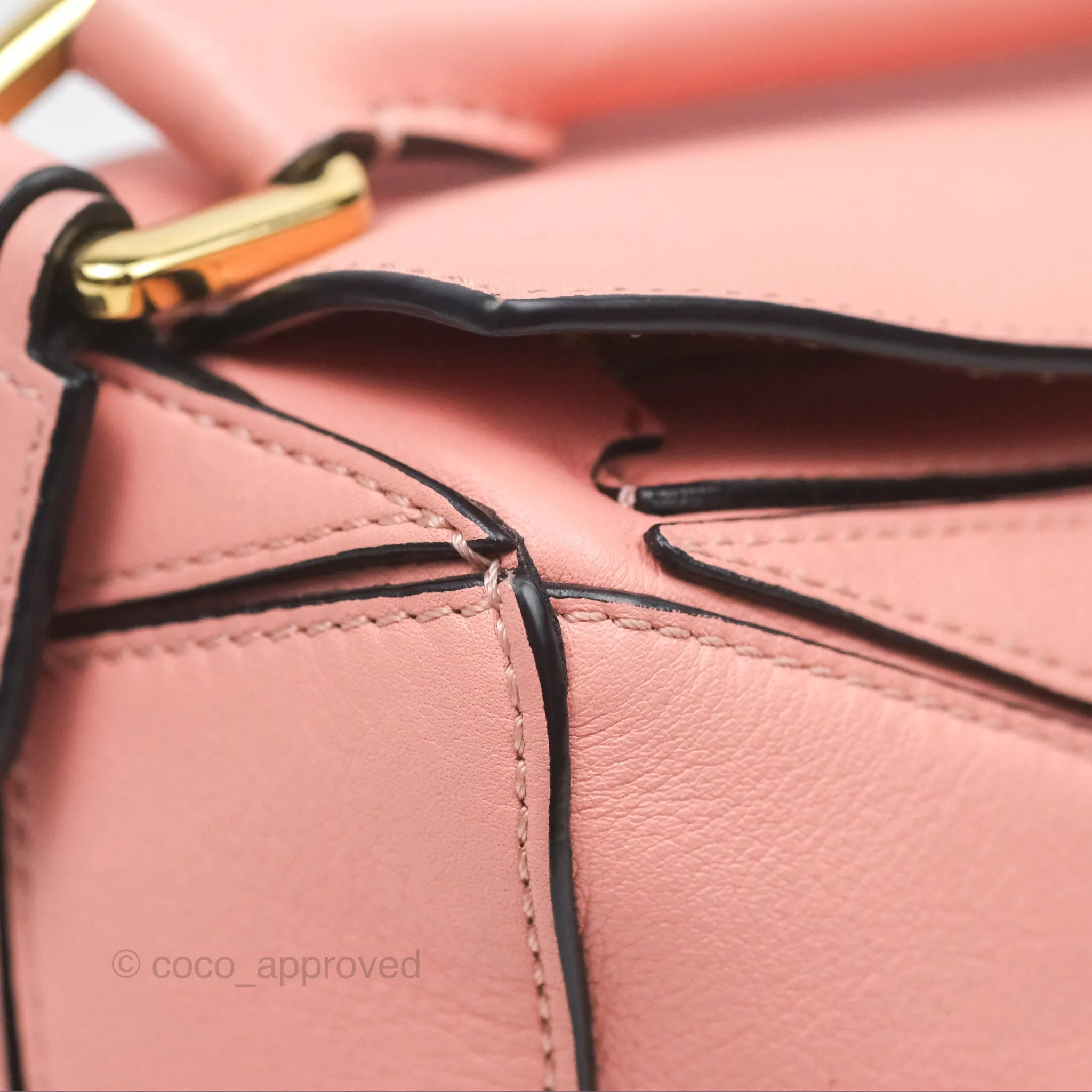 Loewe Small Puzzle Bag Pink Calfskin