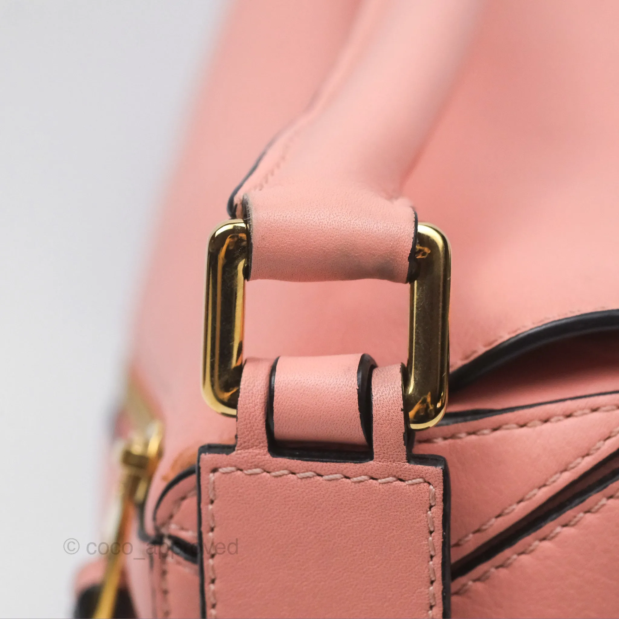 Loewe Small Puzzle Bag Pink Calfskin