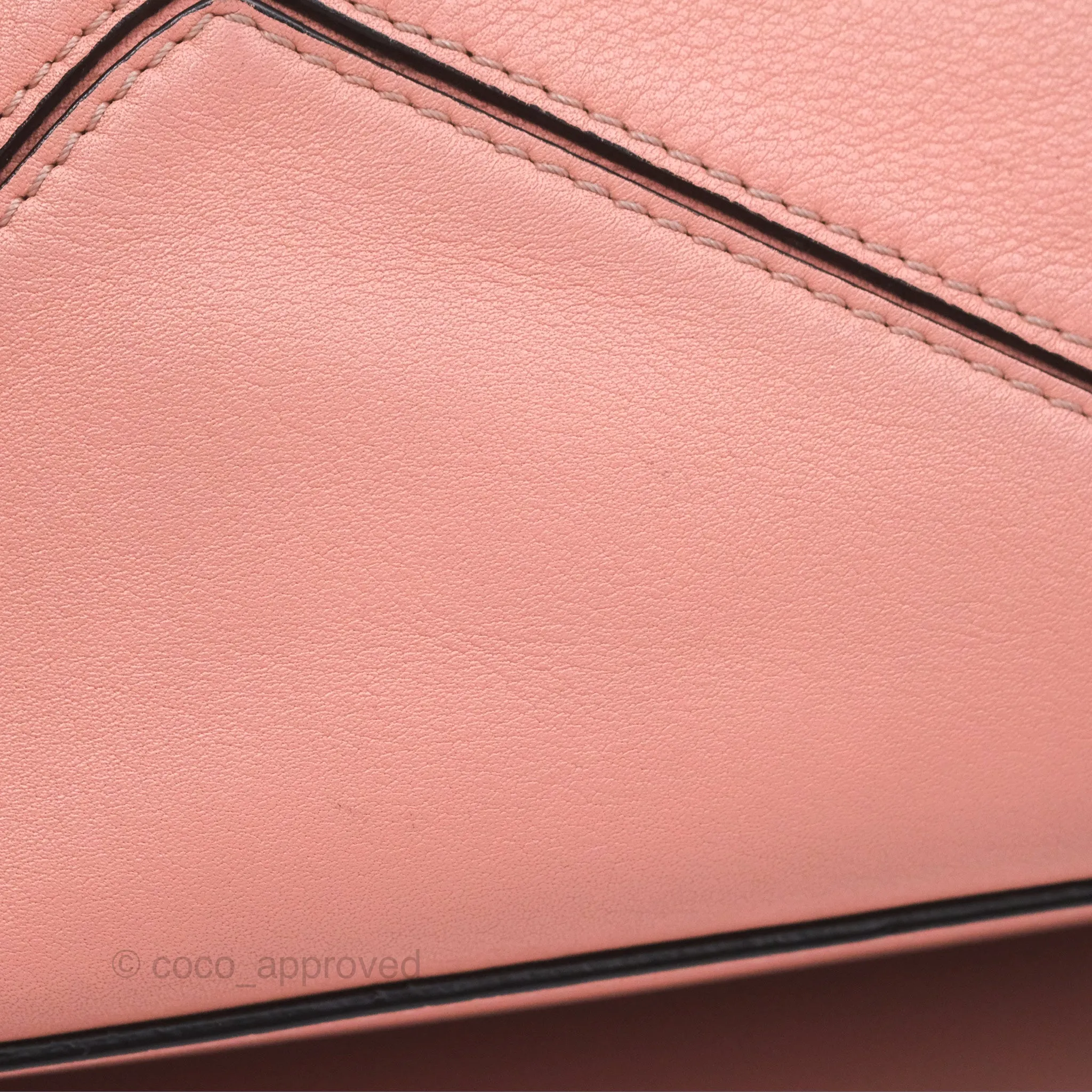 Loewe Small Puzzle Bag Pink Calfskin
