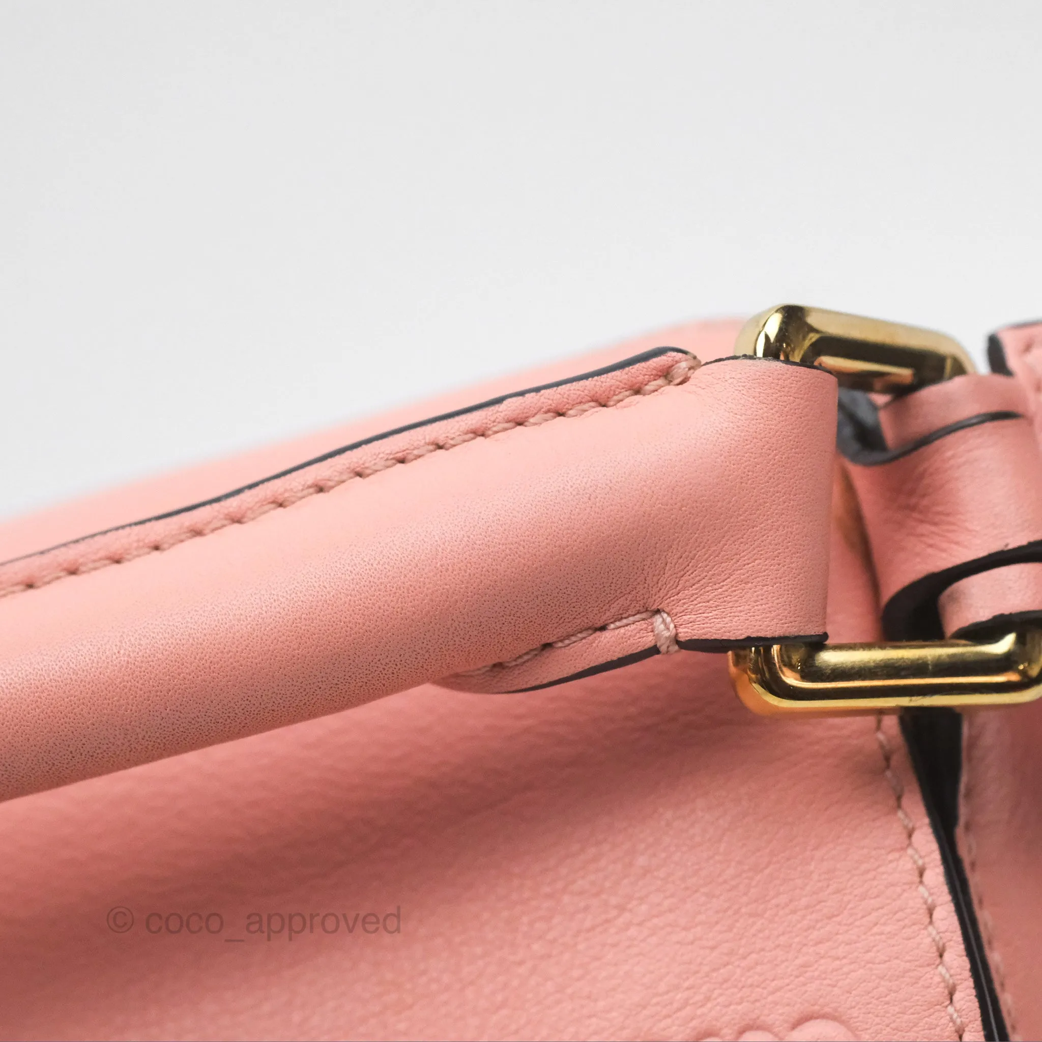 Loewe Small Puzzle Bag Pink Calfskin