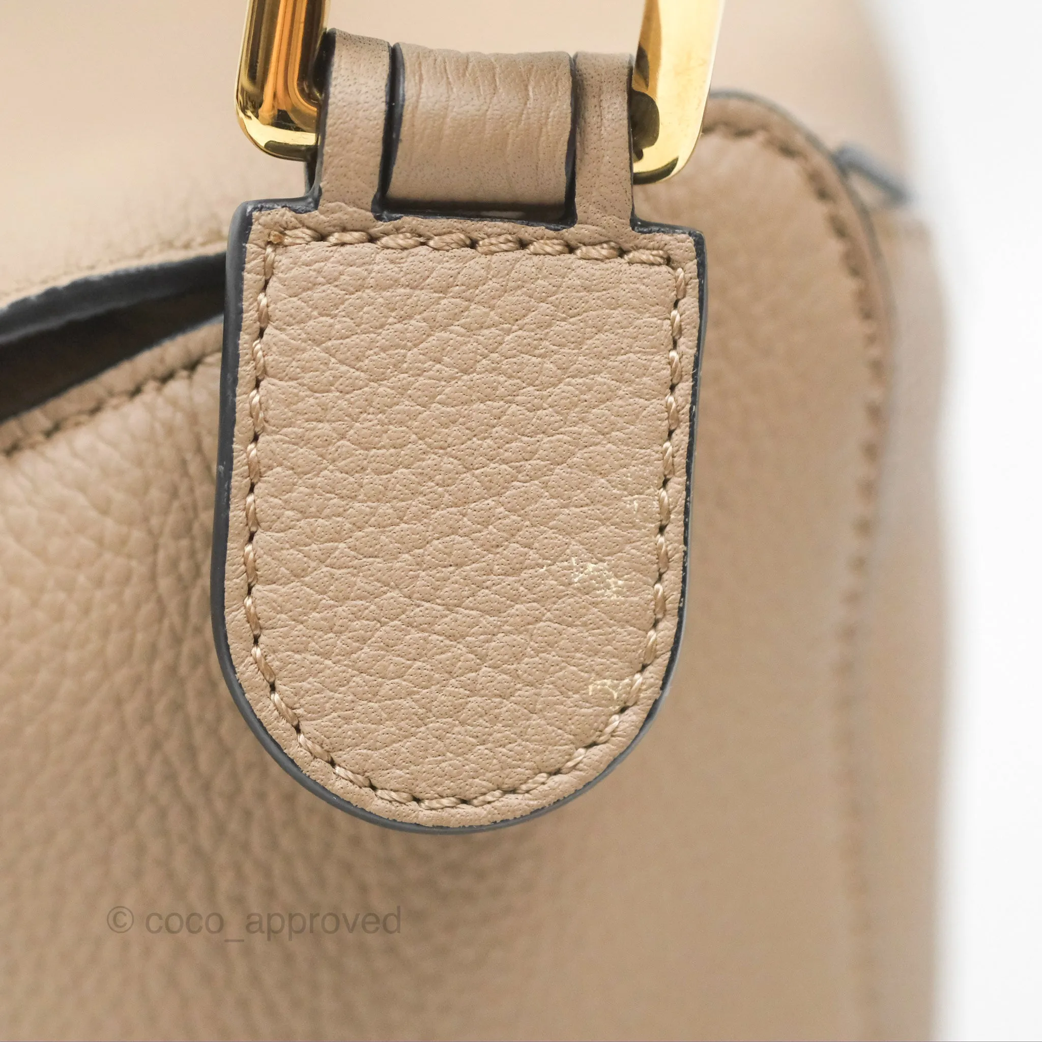 Loewe Small Puzzle Bag Sand Mink Grained Calfskin