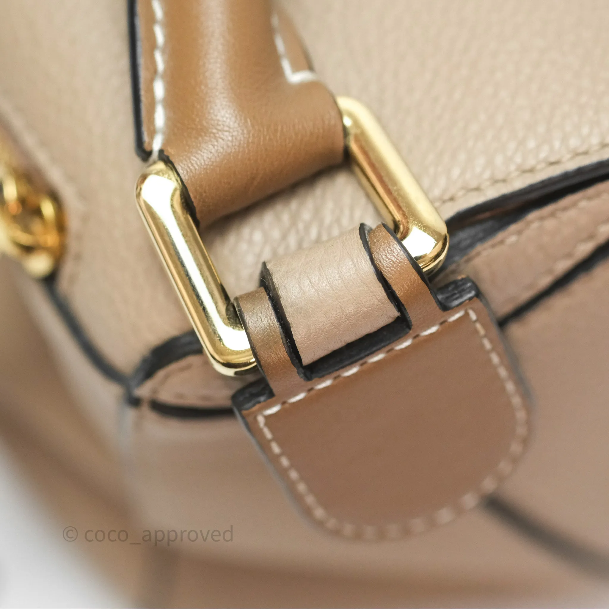 Loewe Small Puzzle Bag Sand Mink Grained Calfskin