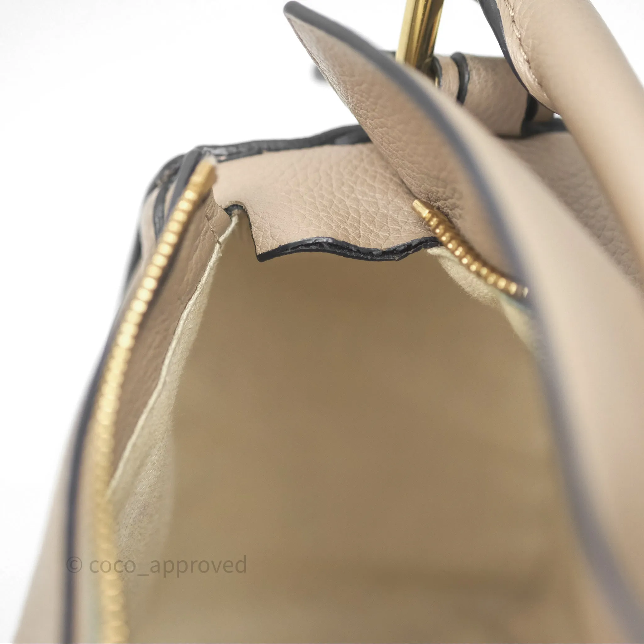Loewe Small Puzzle Bag Sand Mink Grained Calfskin
