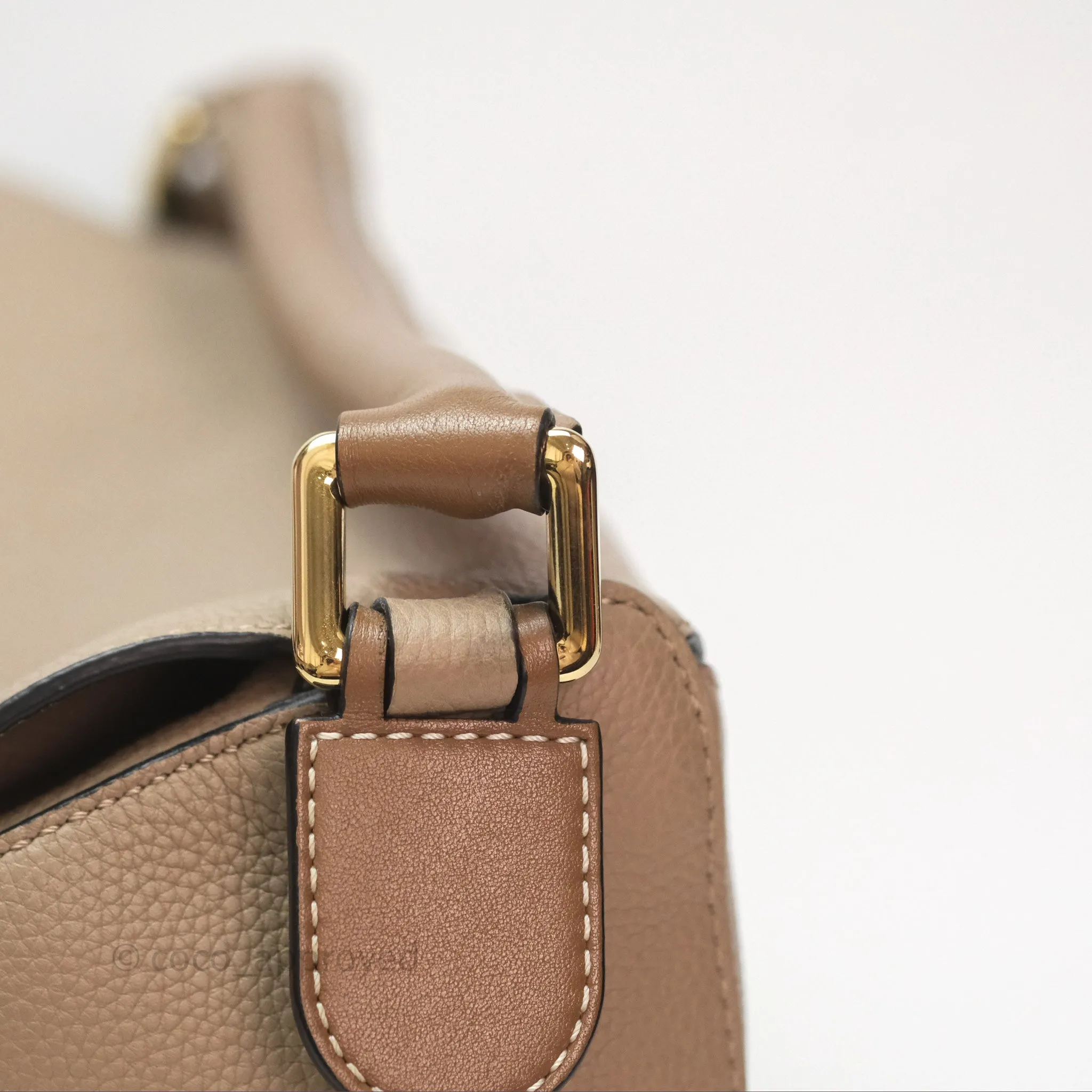 Loewe Small Puzzle Bag Sand Mink Grained Calfskin