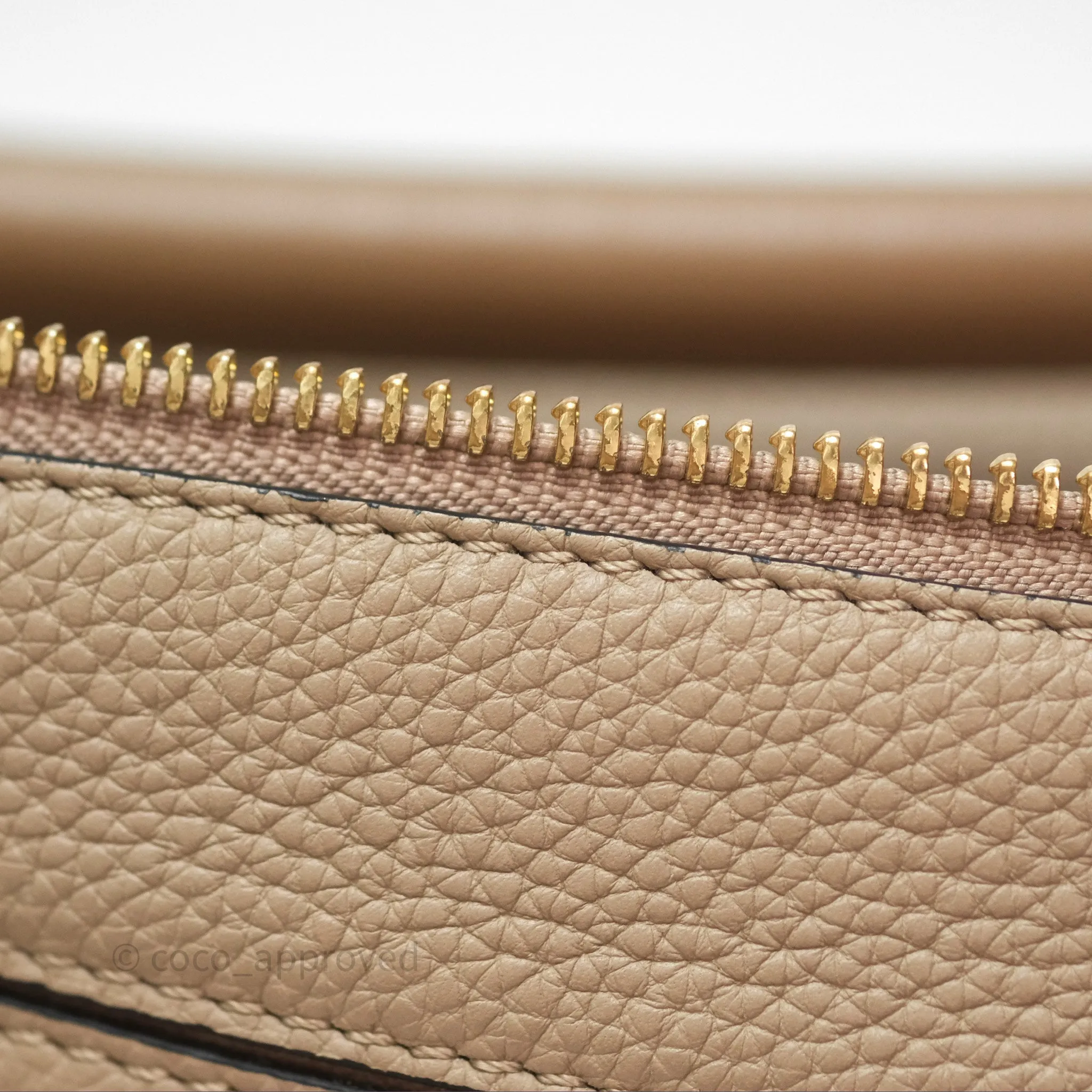 Loewe Small Puzzle Bag Sand Mink Grained Calfskin