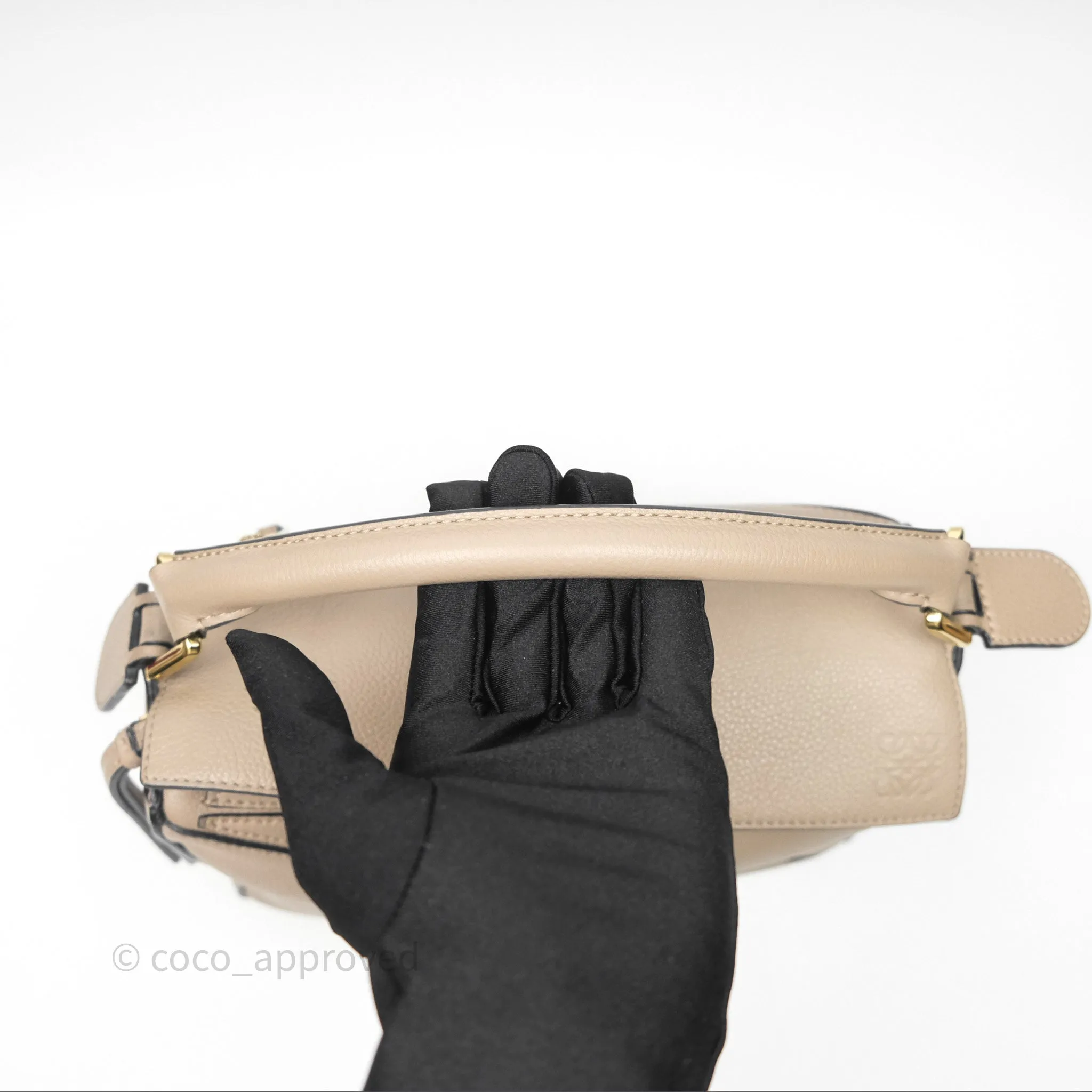 Loewe Small Puzzle Bag Sand Mink Grained Calfskin