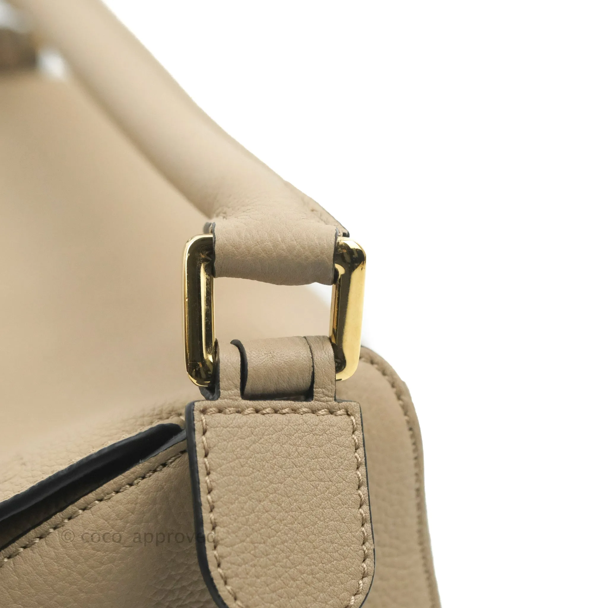 Loewe Small Puzzle Bag Sand Mink Grained Calfskin