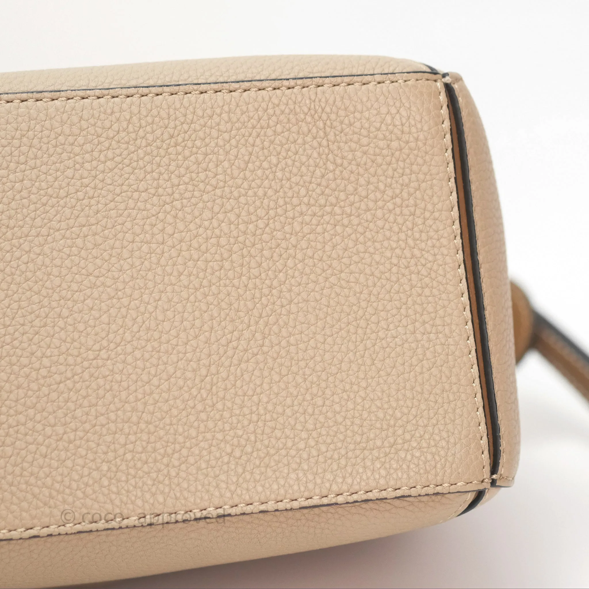 Loewe Small Puzzle Bag Sand Mink Grained Calfskin