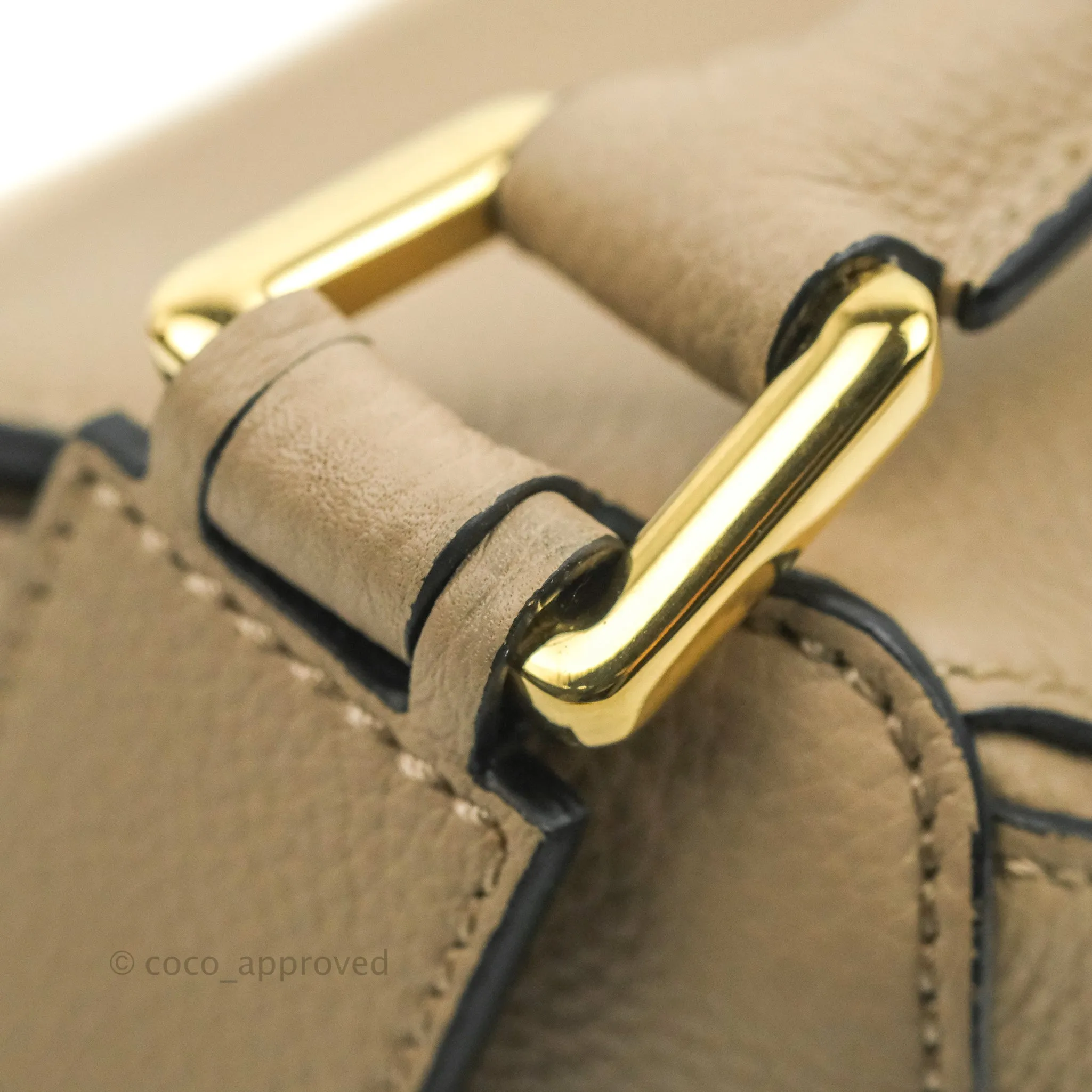 Loewe Small Puzzle Bag Sand Mink Grained Calfskin
