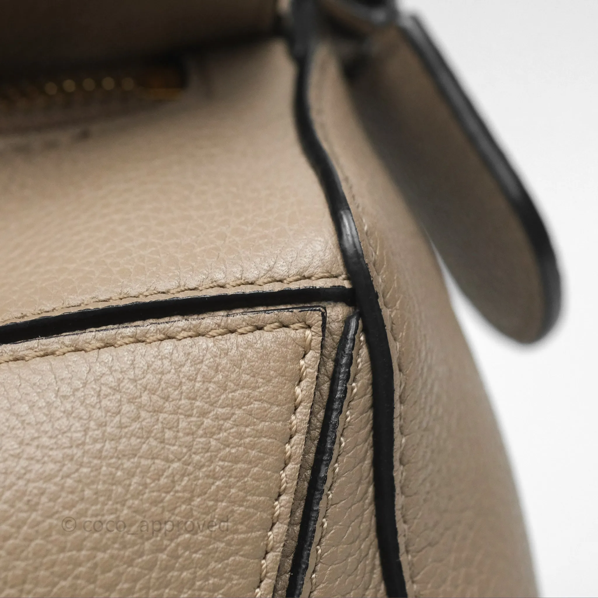 Loewe Small Puzzle Bag Sand Mink Grained Calfskin
