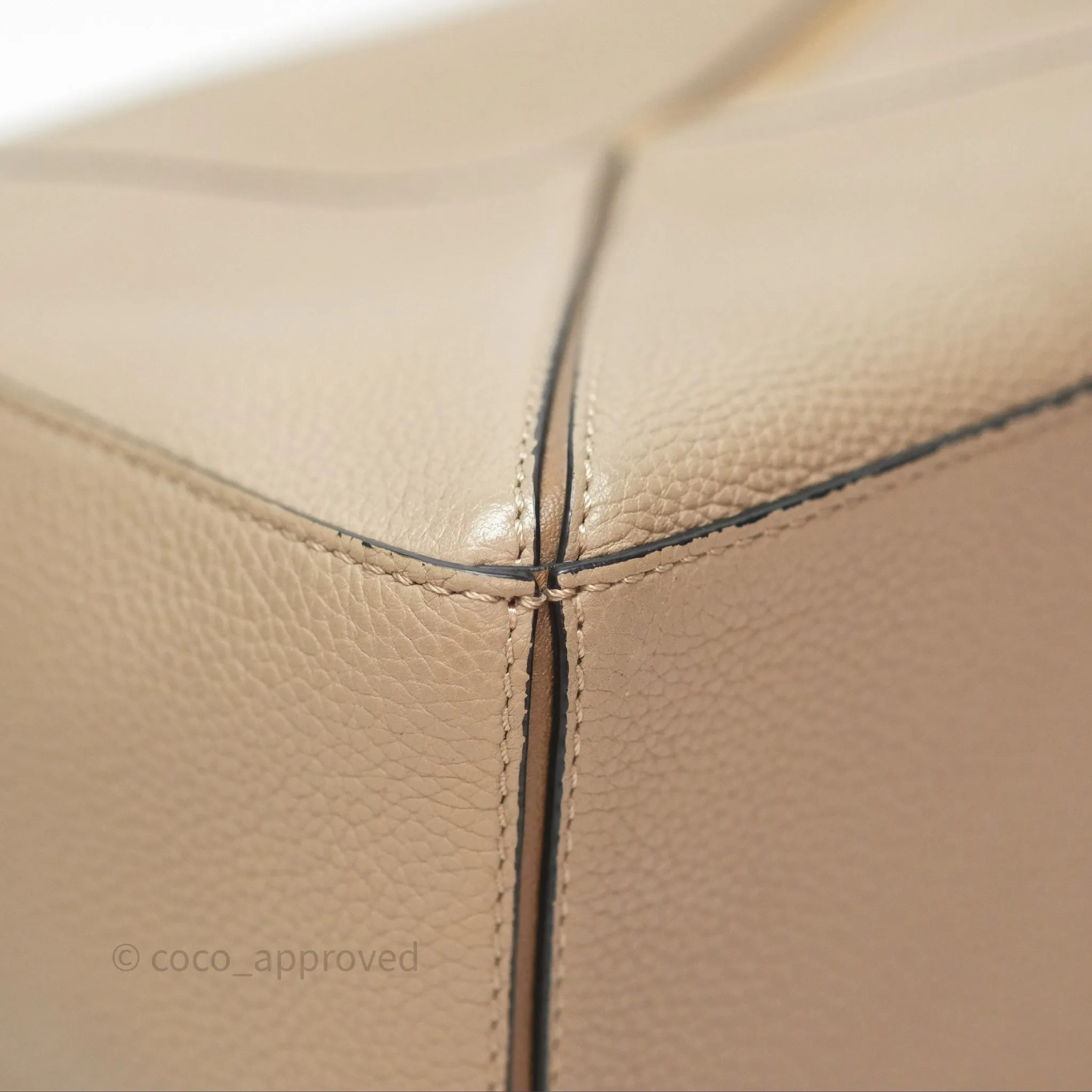 Loewe Small Puzzle Bag Sand Mink Grained Calfskin