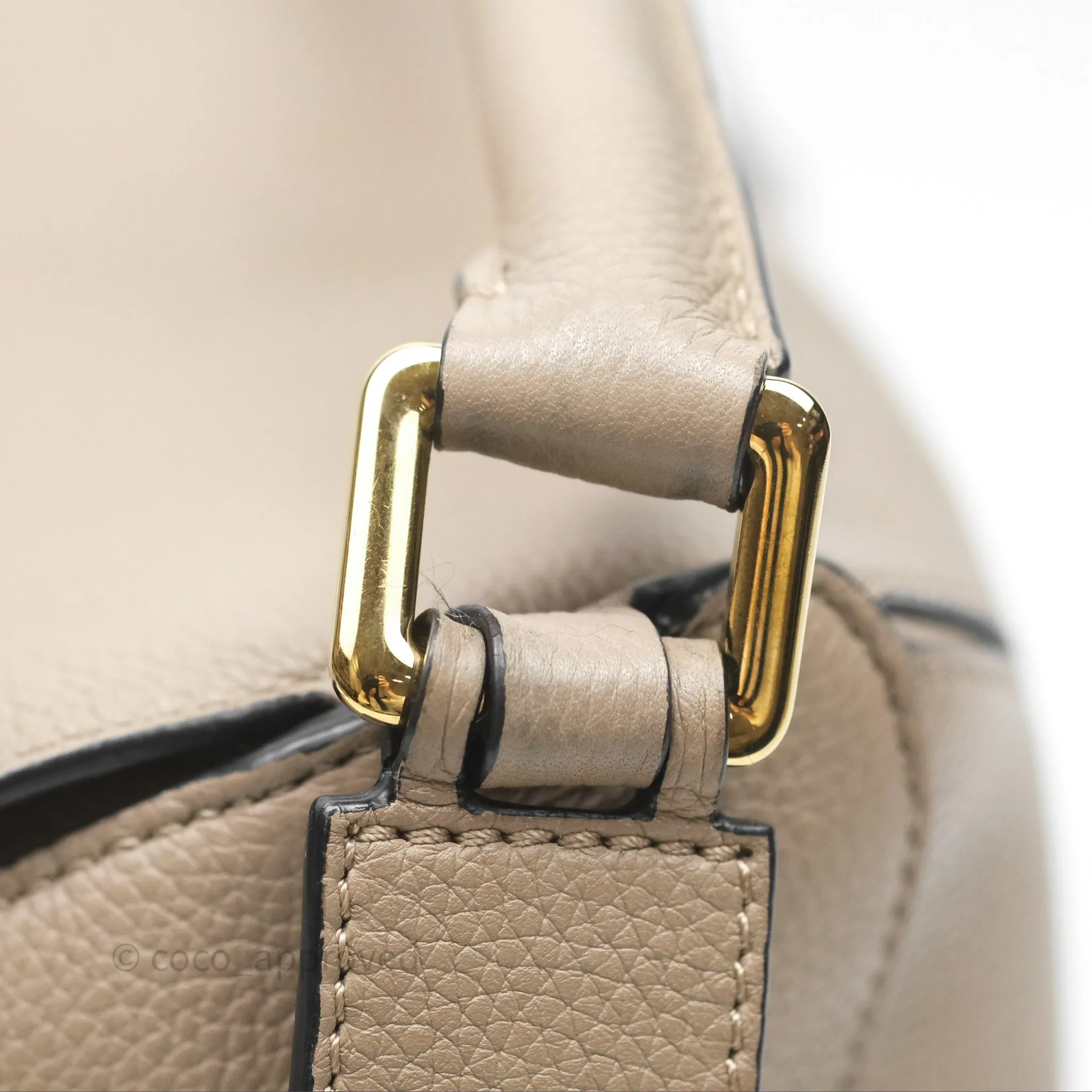 Loewe Small Puzzle Bag Sand Mink Grained Calfskin