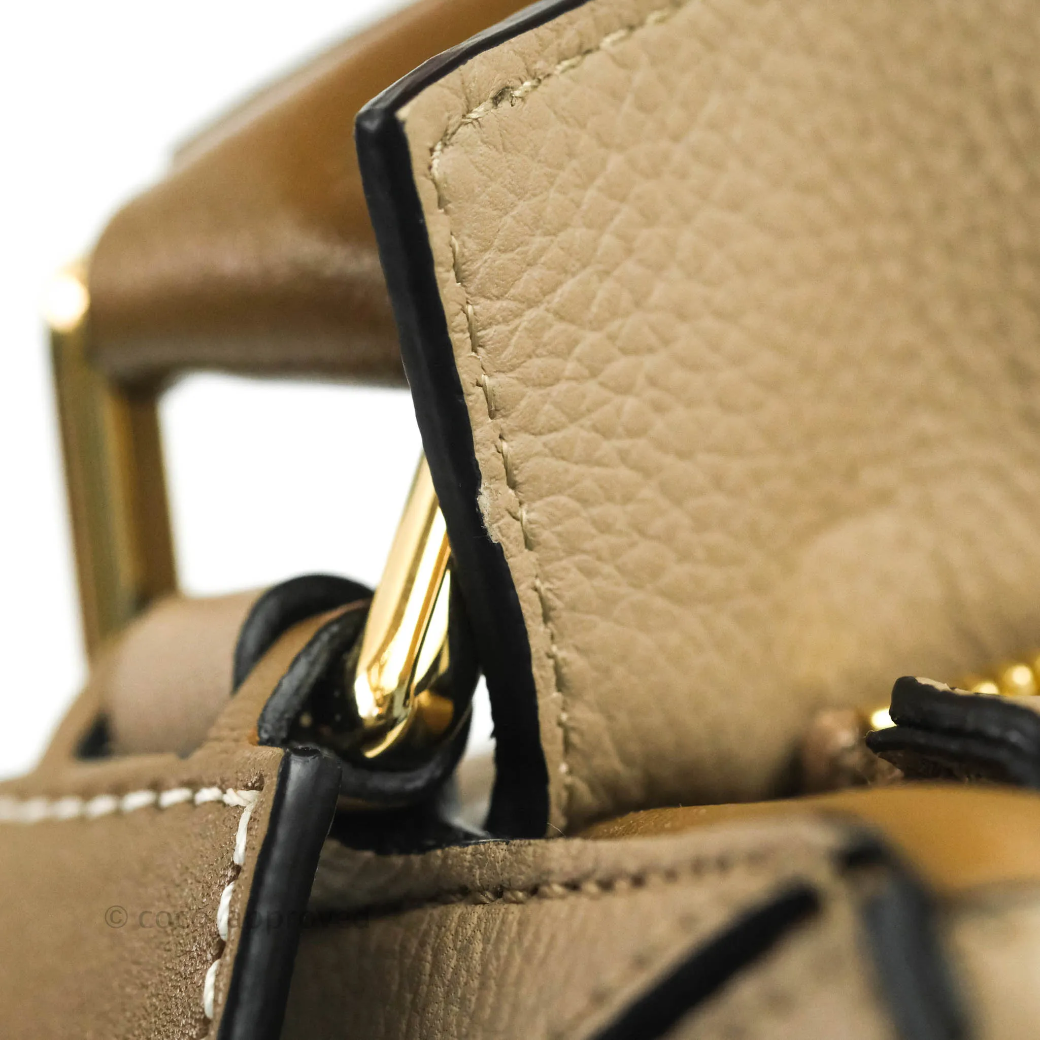 Loewe Small Puzzle Bag Sand Mink Grained Calfskin