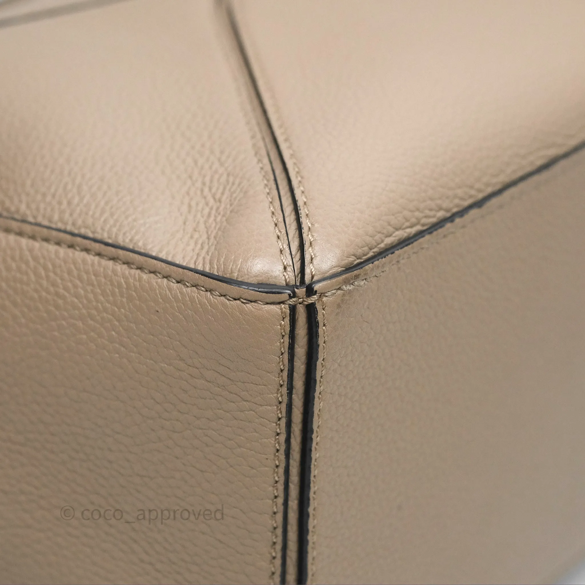 Loewe Small Puzzle Bag Sand Mink Grained Calfskin