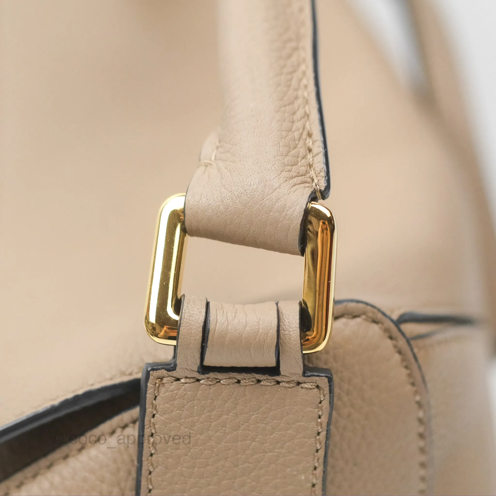 Loewe Small Puzzle Bag Sand Mink Grained Calfskin