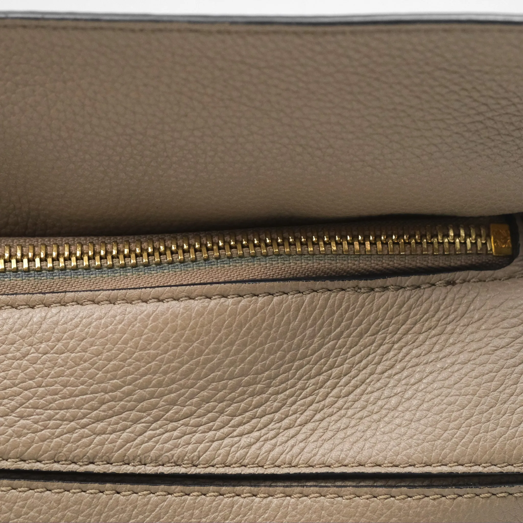 Loewe Small Puzzle Bag Sand Mink Grained Calfskin