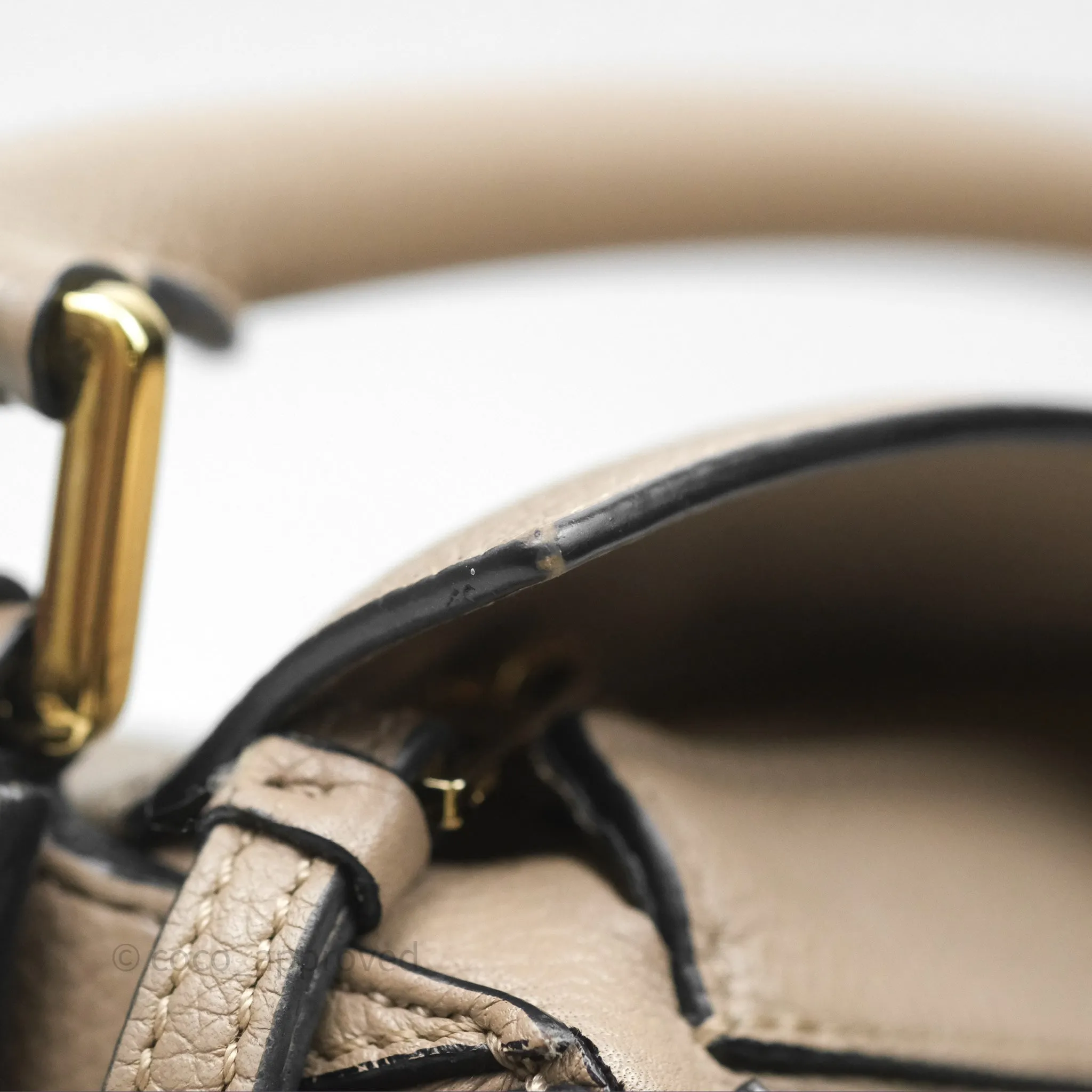 Loewe Small Puzzle Bag Sand Mink Grained Calfskin