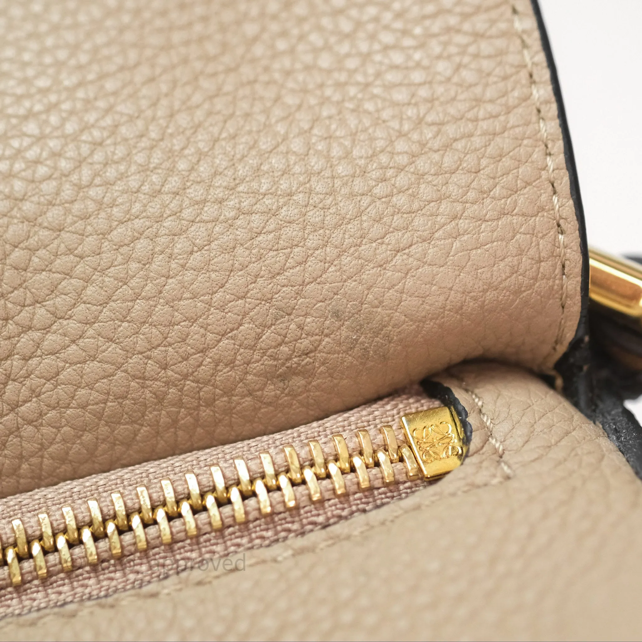 Loewe Small Puzzle Bag Sand Mink Grained Calfskin