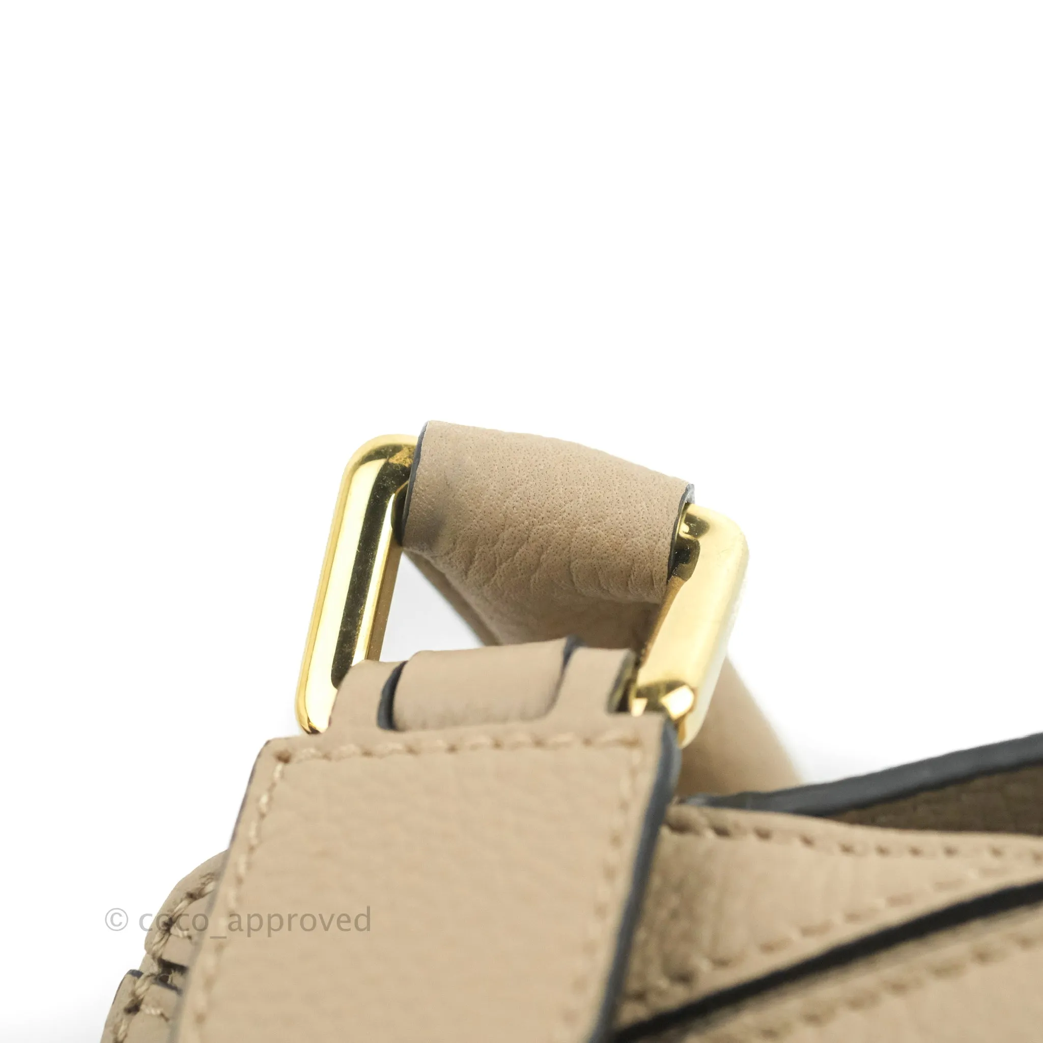 Loewe Small Puzzle Bag Sand Mink Grained Calfskin