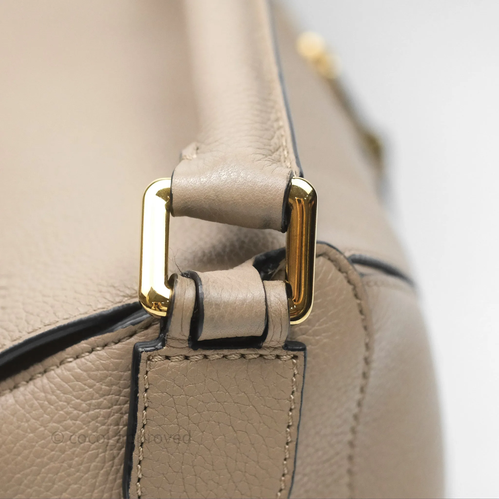 Loewe Small Puzzle Bag Sand Mink Grained Calfskin