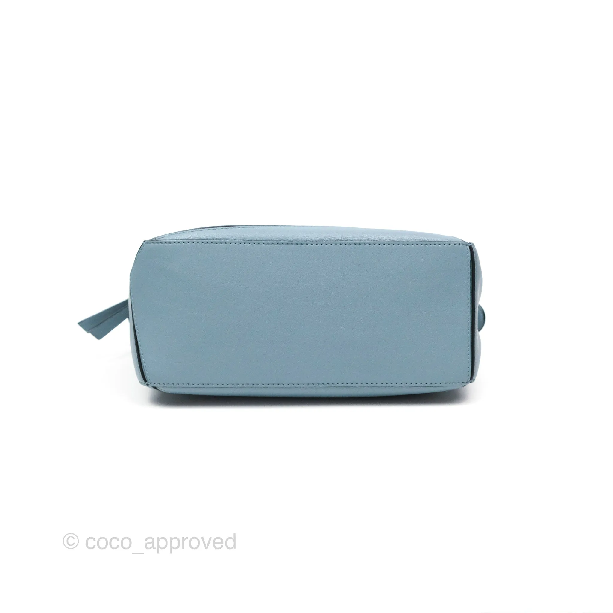Loewe Small Puzzle Bag Stone Blue Calfskin