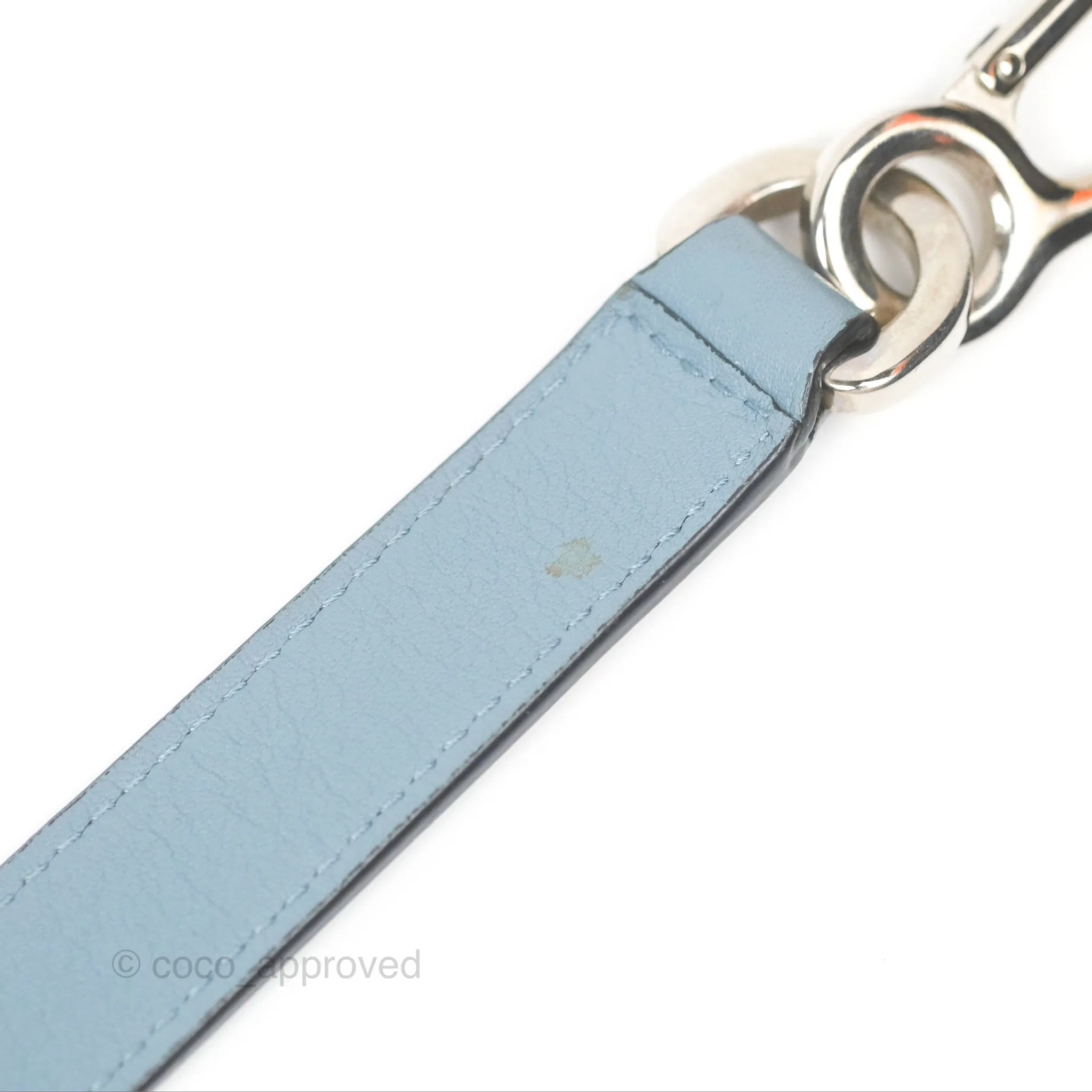 Loewe Small Puzzle Bag Stone Blue Calfskin
