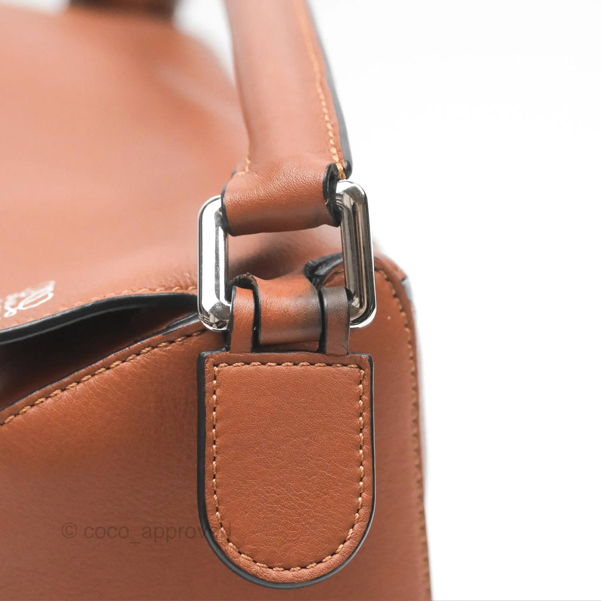 Loewe Small Puzzle Bag Tan Calfskin