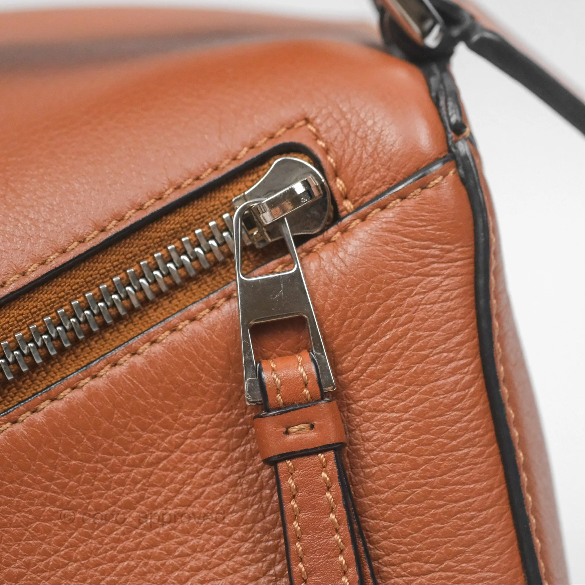 Loewe Small Puzzle Bag Tan Calfskin