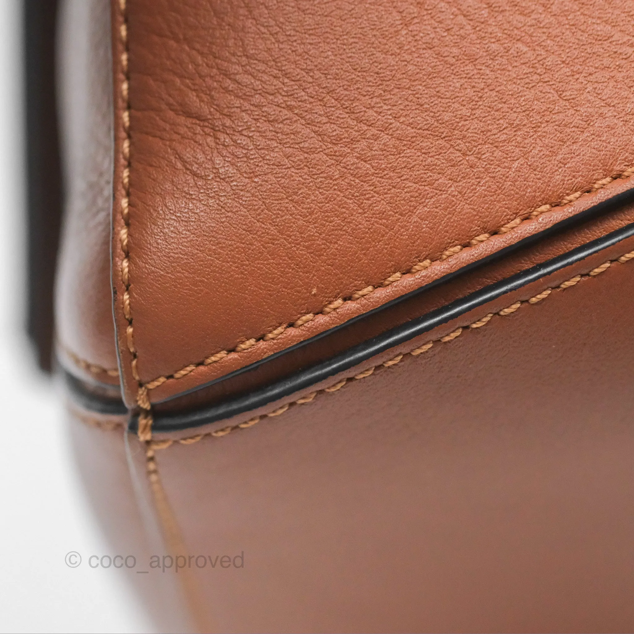 Loewe Small Puzzle Bag Tan Calfskin