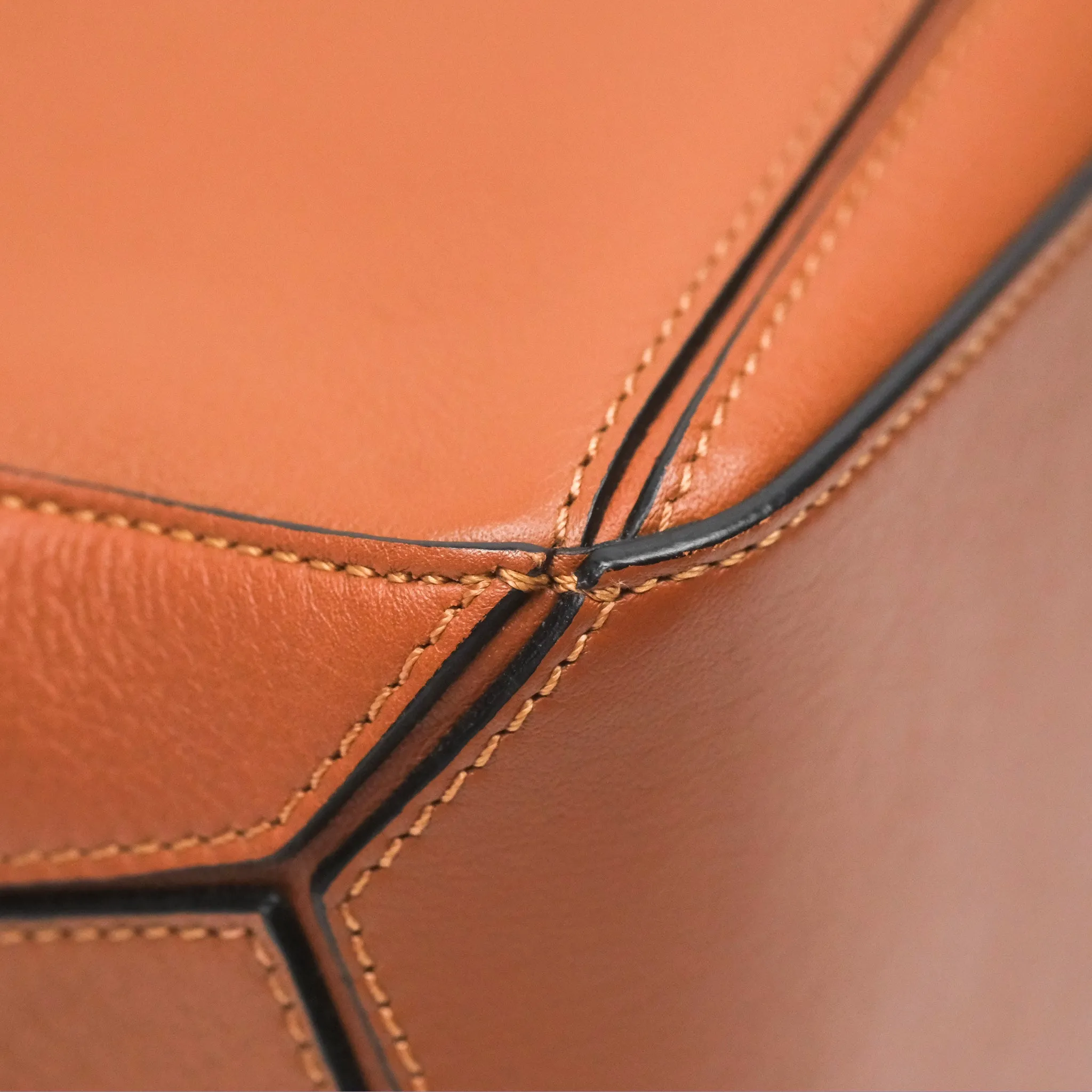 Loewe Small Puzzle Bag Tan Calfskin