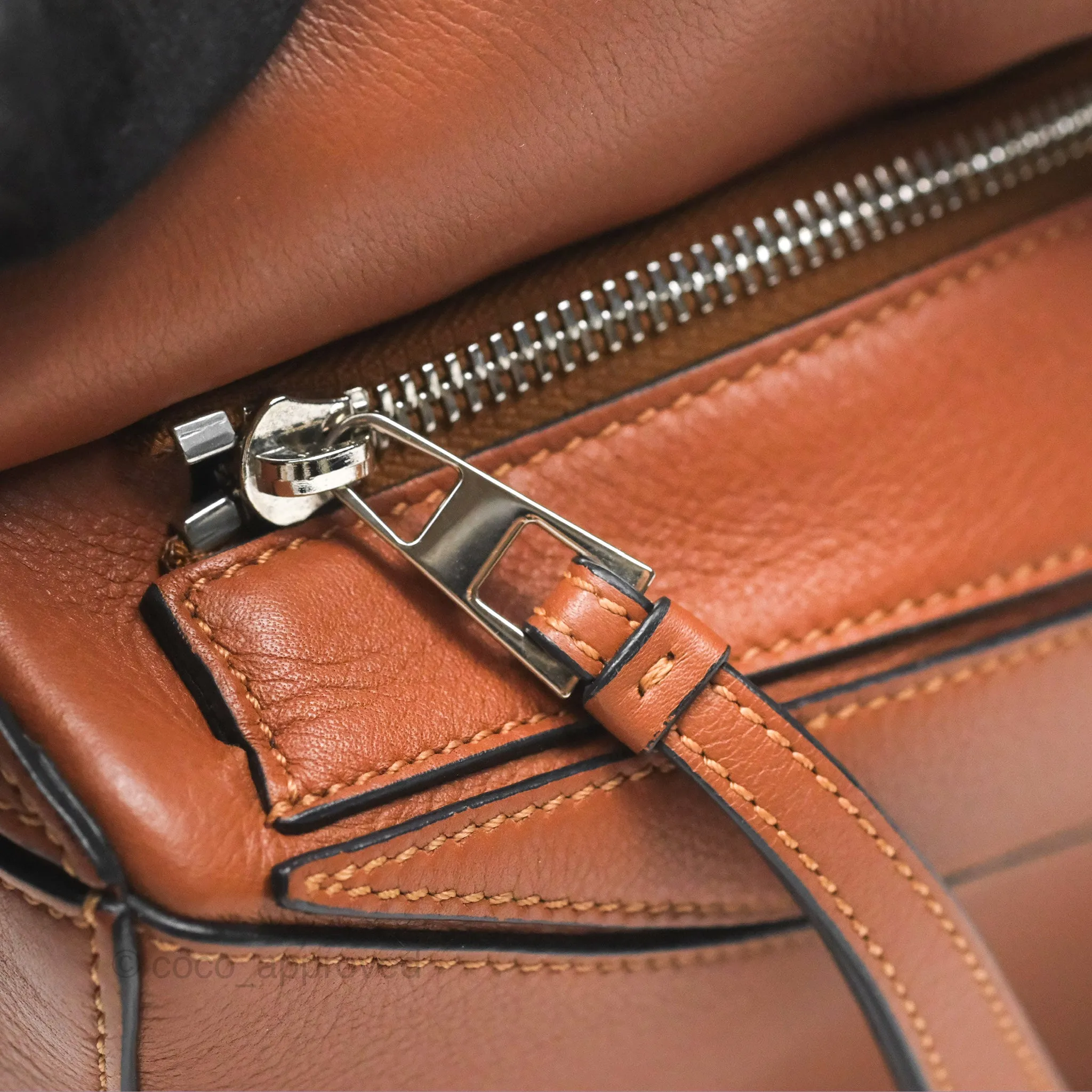 Loewe Small Puzzle Bag Tan Calfskin