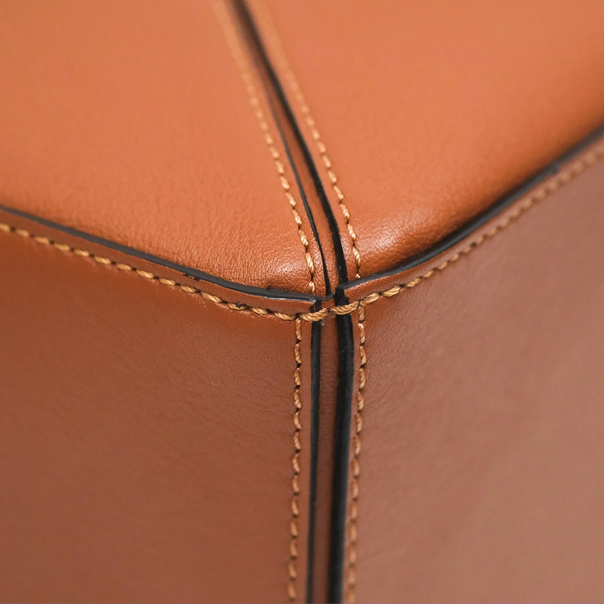Loewe Small Puzzle Bag Tan Calfskin