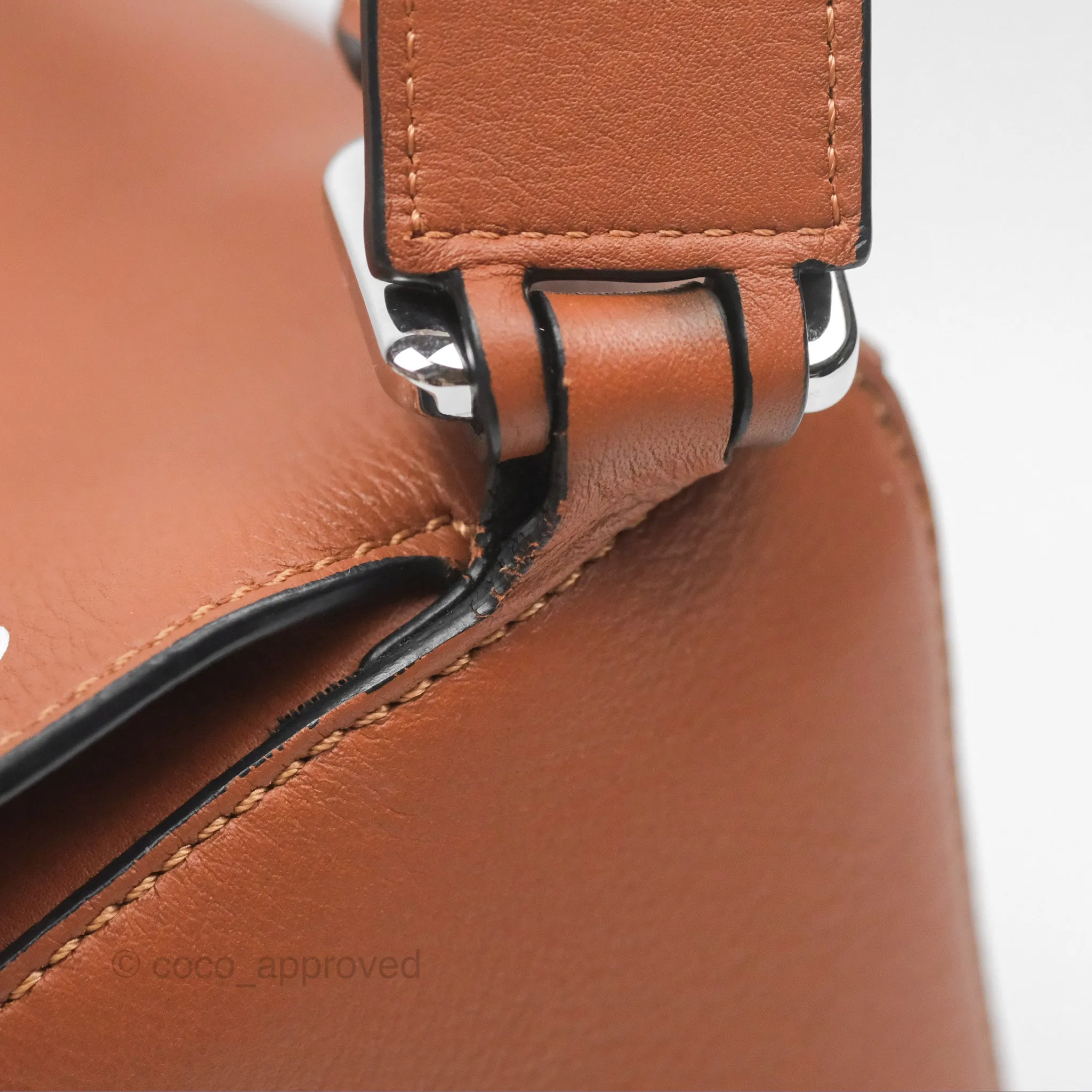 Loewe Small Puzzle Bag Tan Calfskin