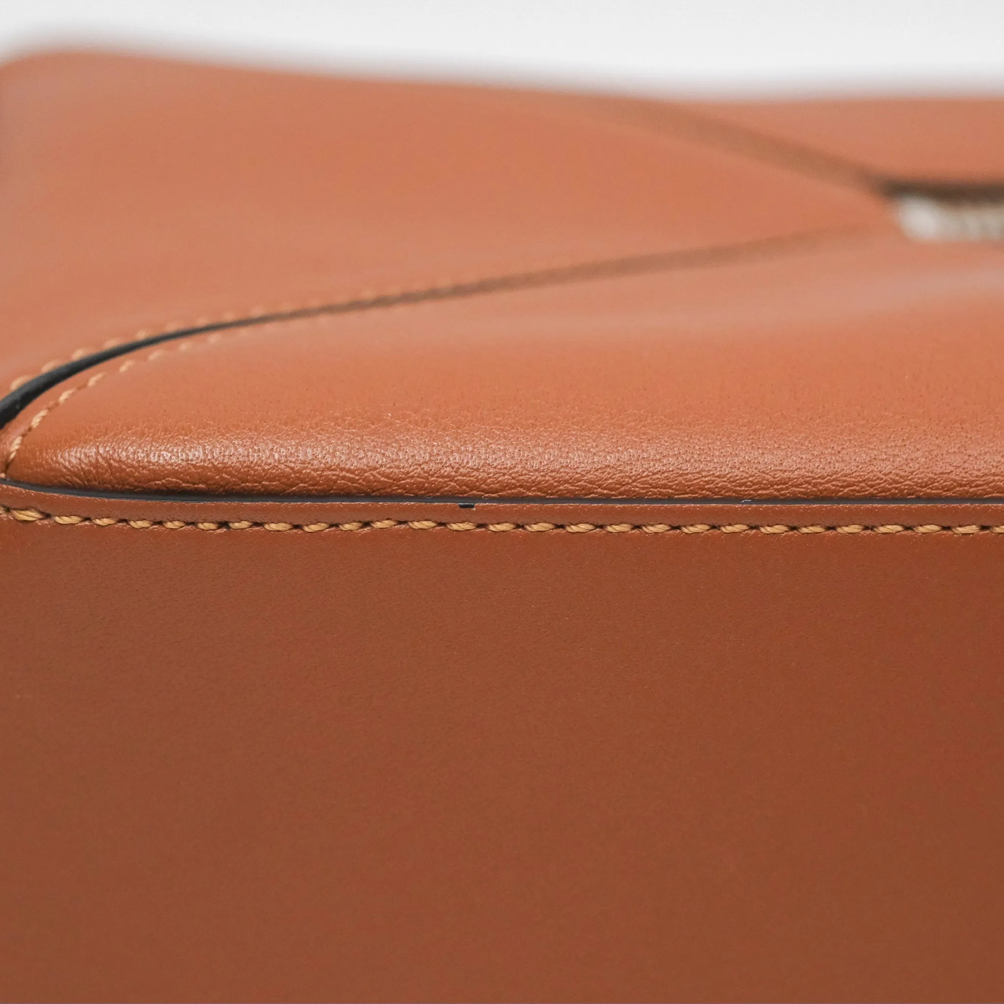 Loewe Small Puzzle Bag Tan Calfskin