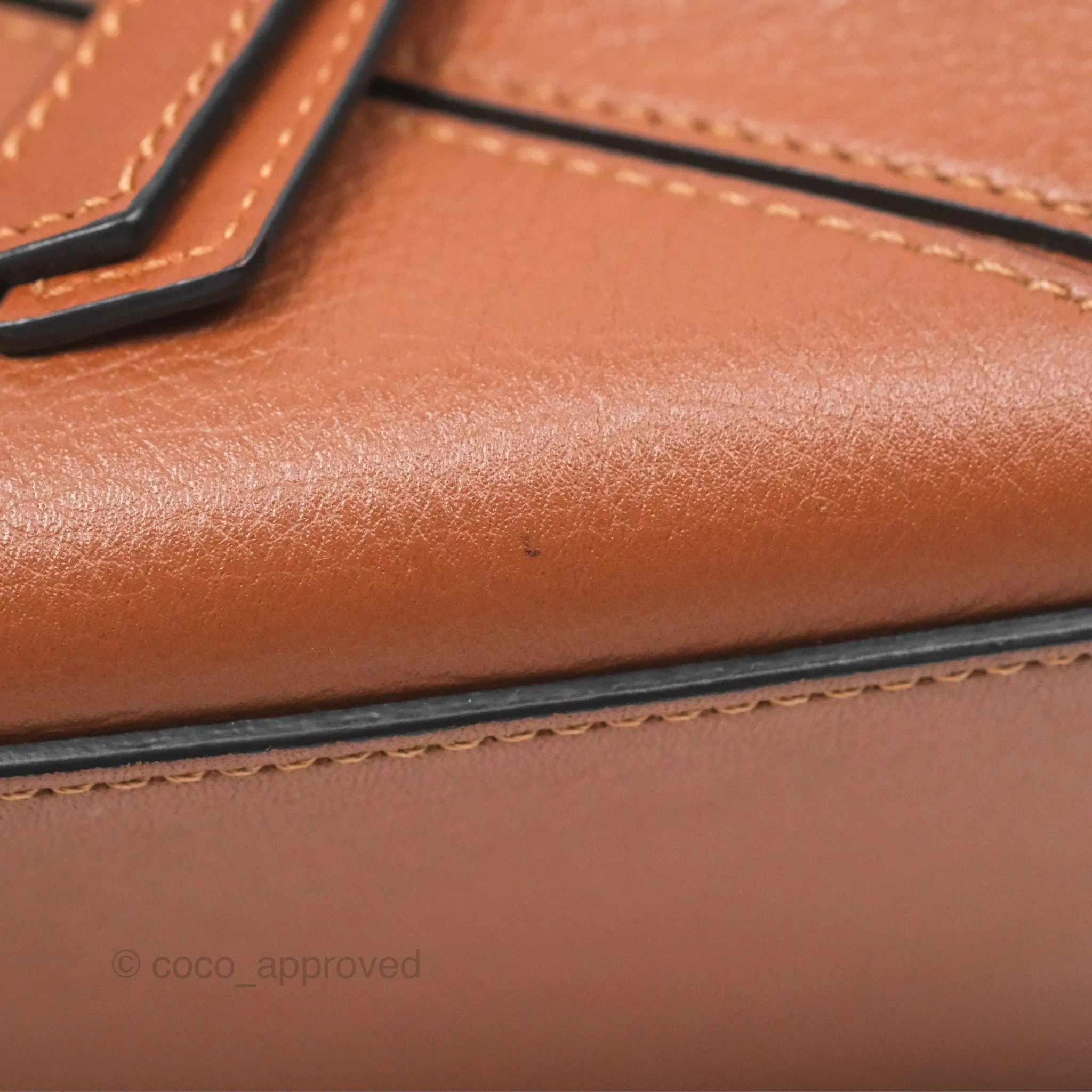 Loewe Small Puzzle Bag Tan Calfskin