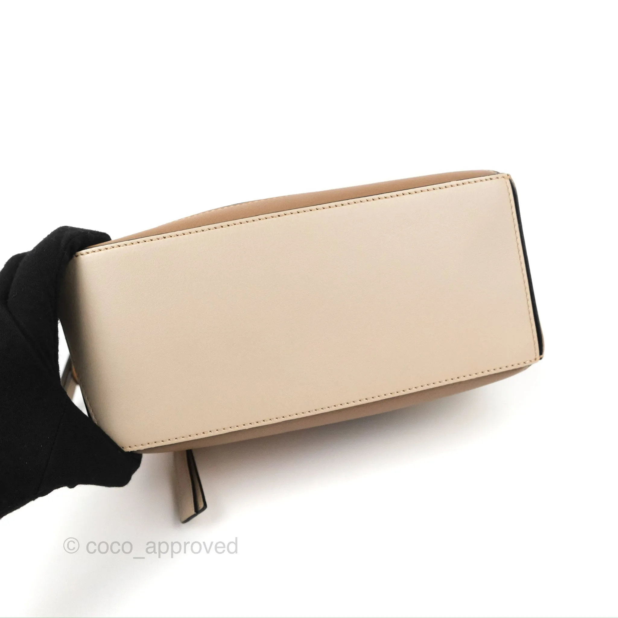 Loewe Small Puzzle Bag Warm Desert & Mink Two Tone Calfskin