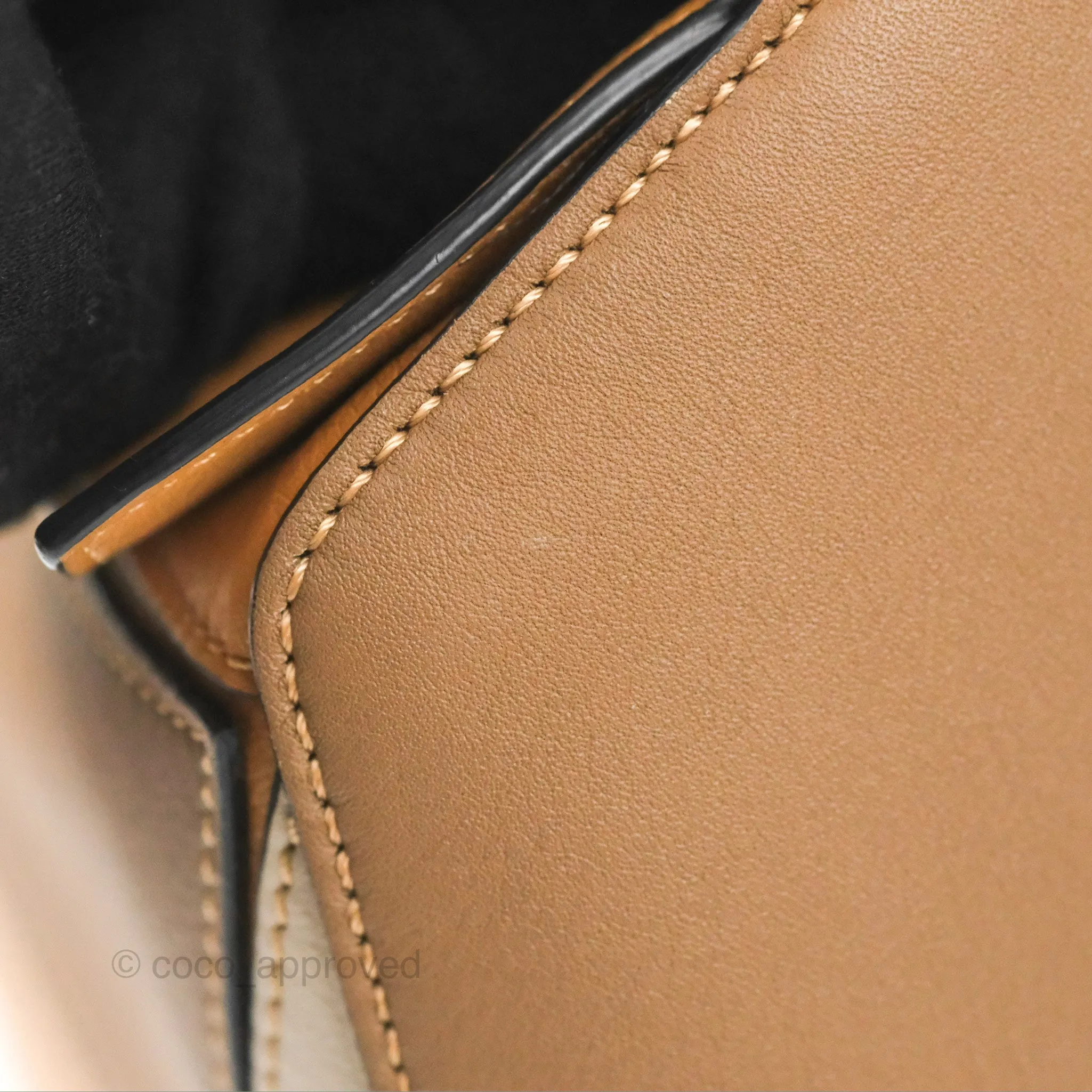 Loewe Small Puzzle Bag Warm Desert & Mink Two Tone Calfskin
