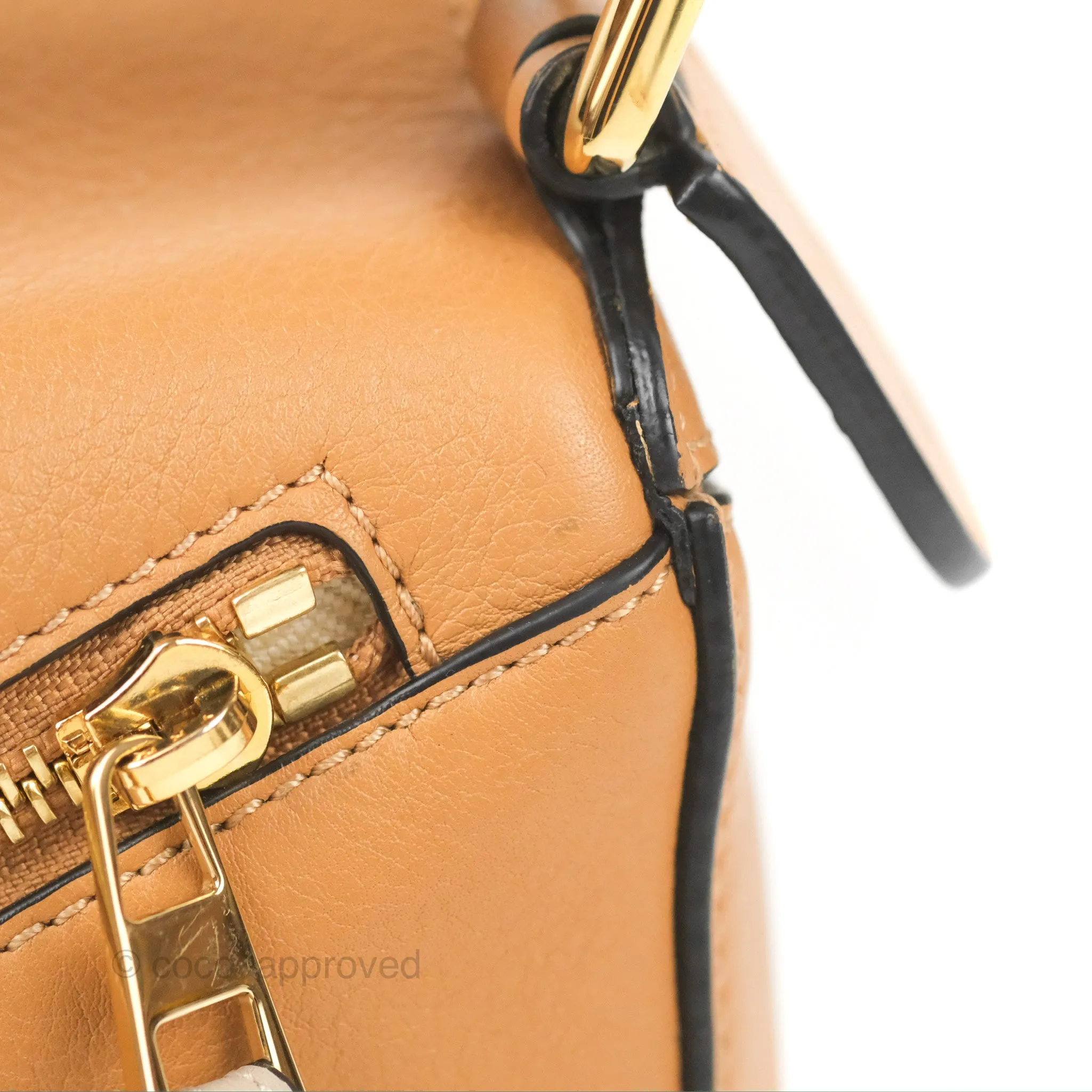 Loewe Small Puzzle Bag Warm Desert & Mink Two Tone Calfskin