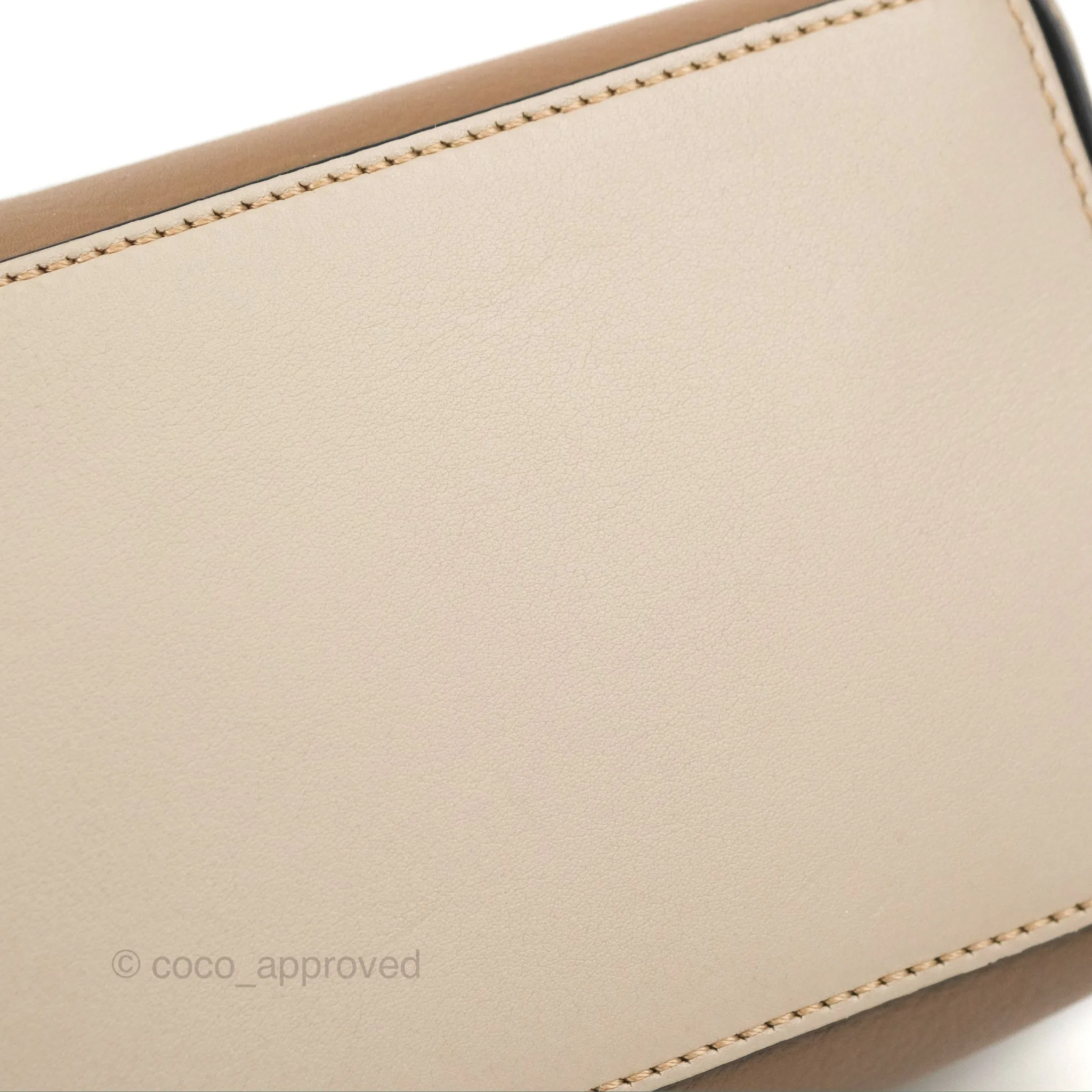 Loewe Small Puzzle Bag Warm Desert & Mink Two Tone Calfskin