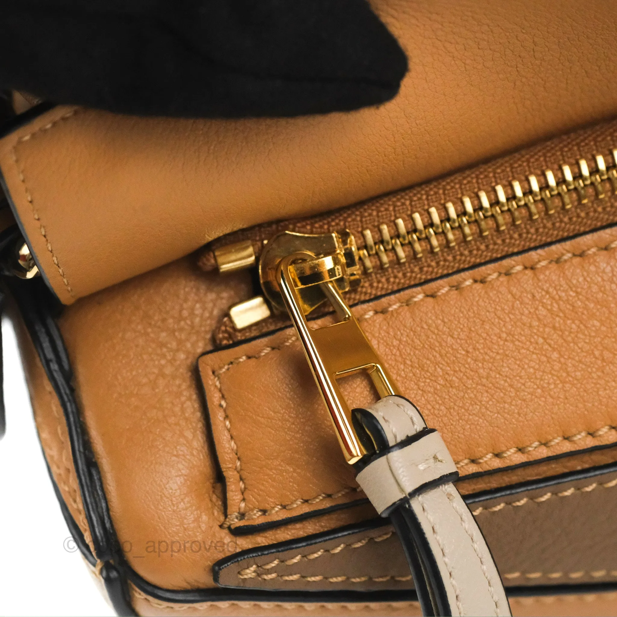 Loewe Small Puzzle Bag Warm Desert & Mink Two Tone Calfskin