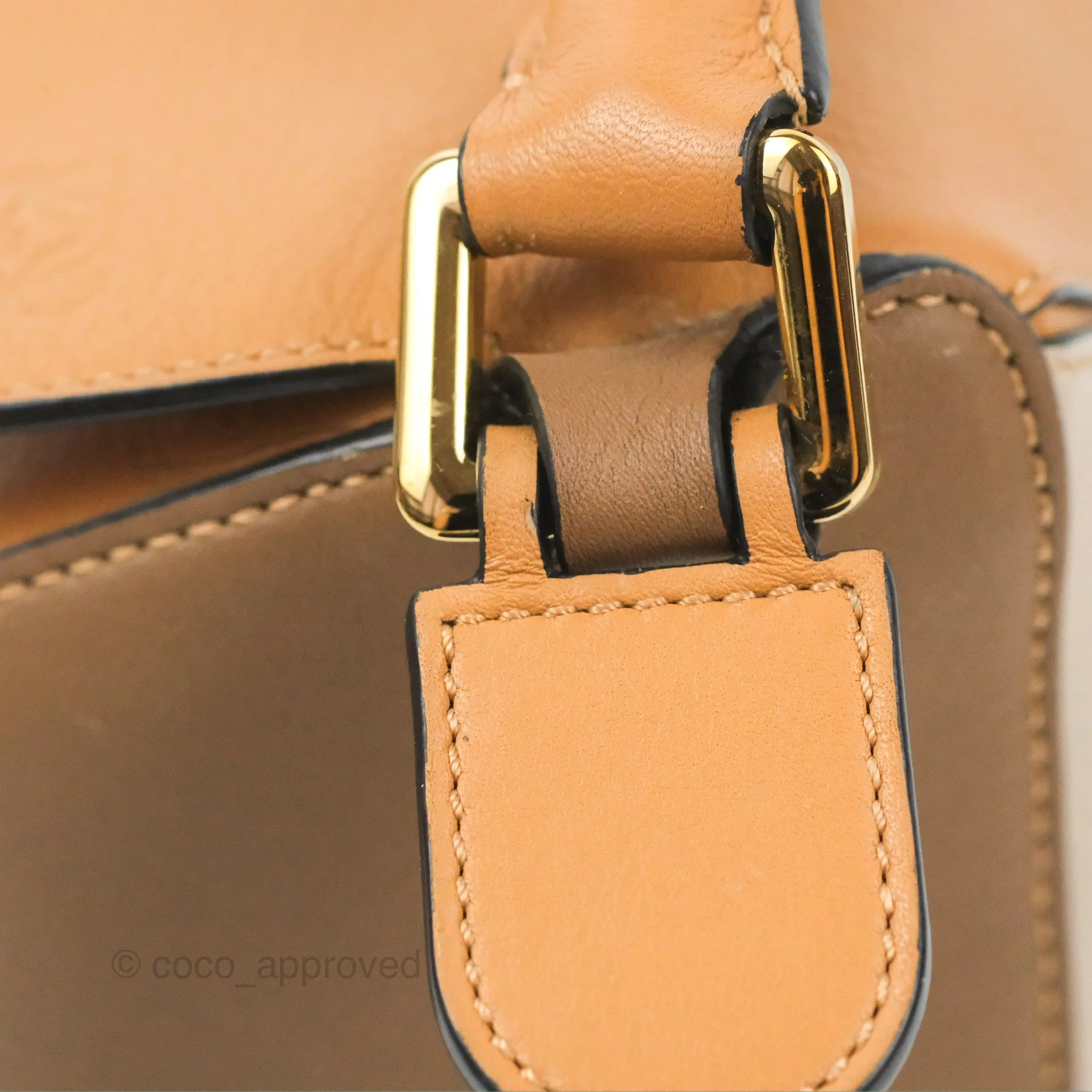Loewe Small Puzzle Bag Warm Desert & Mink Two Tone Calfskin