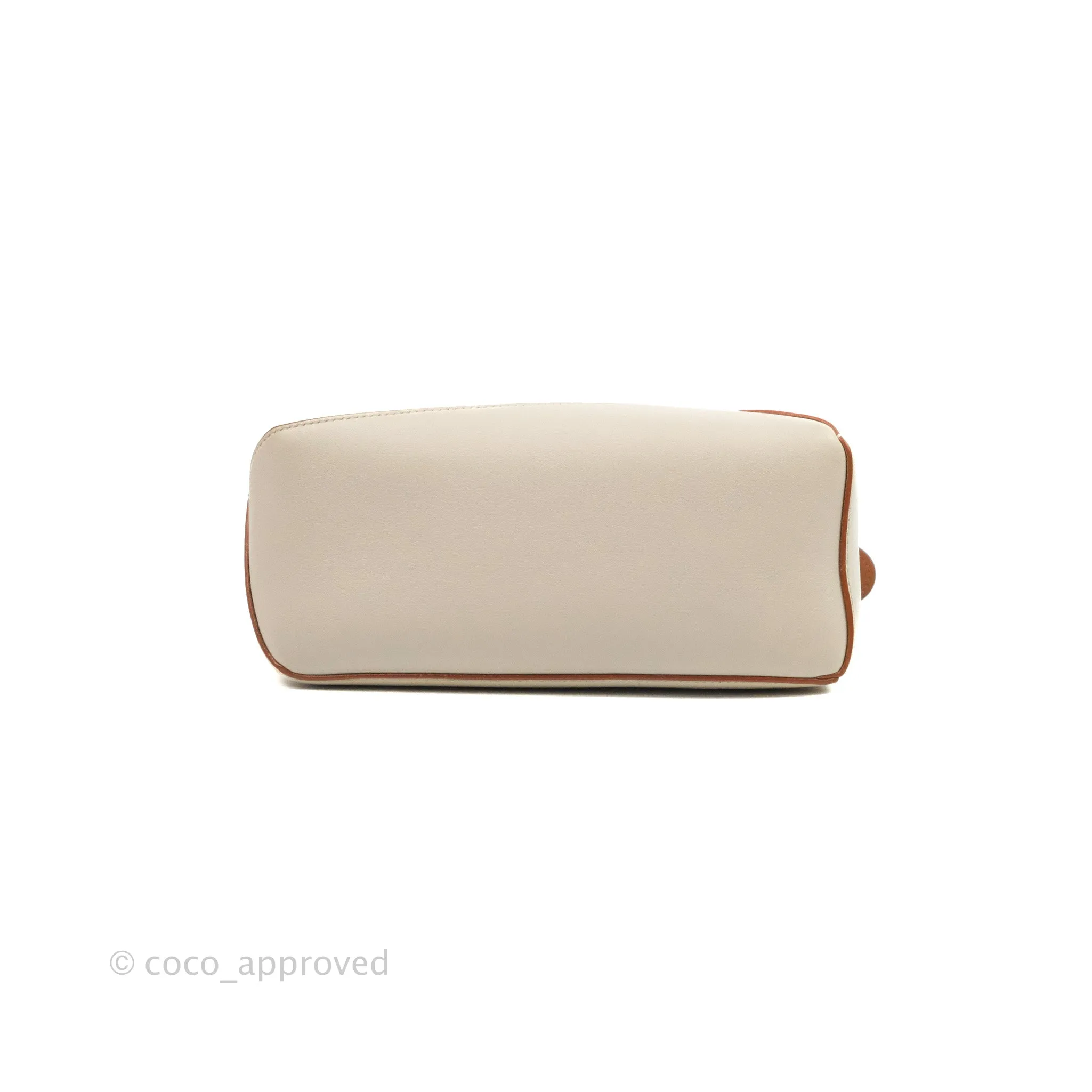 Loewe Small Puzzle Edge Bag Ghost/Soft White Nappa Calfskin