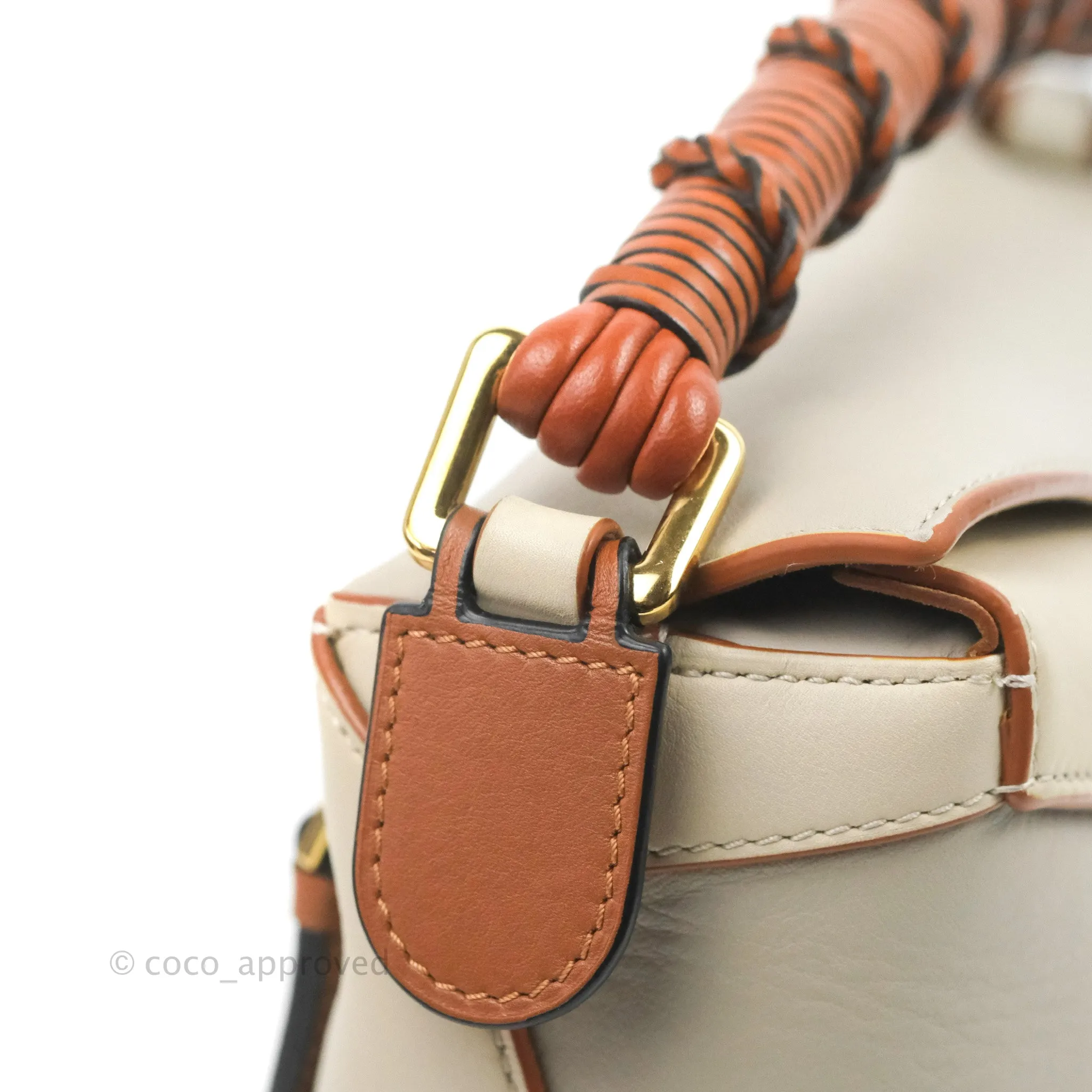 Loewe Small Puzzle Edge Bag Ghost/Soft White Nappa Calfskin