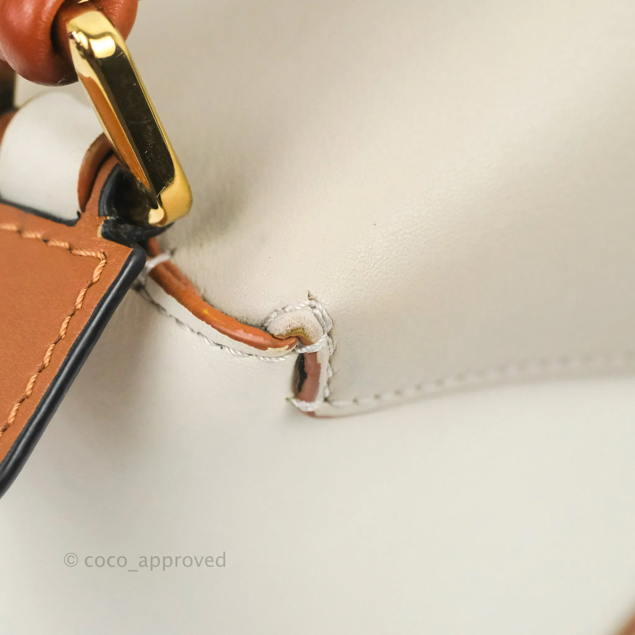 Loewe Small Puzzle Edge Bag Ghost/Soft White Nappa Calfskin
