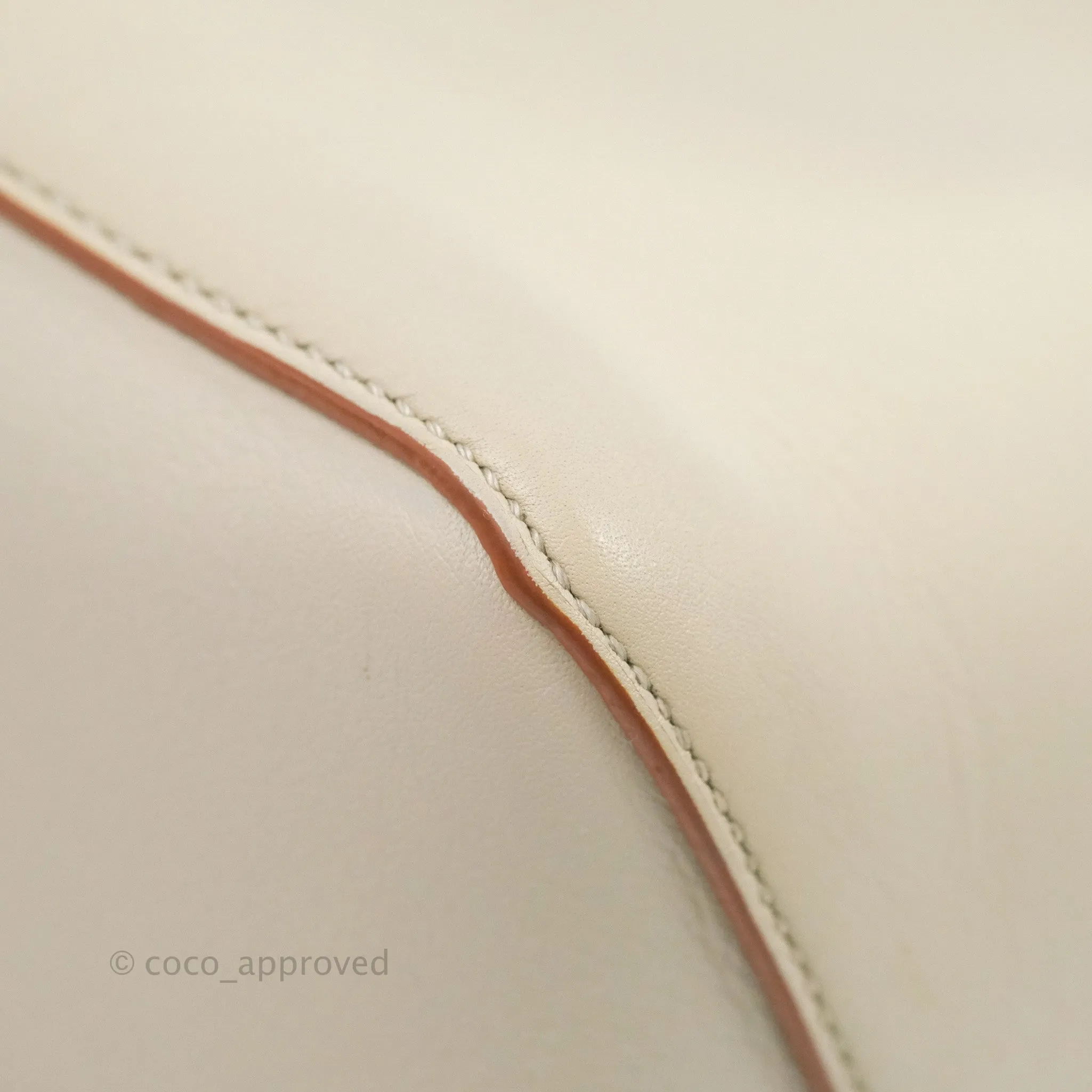 Loewe Small Puzzle Edge Bag Ghost/Soft White Nappa Calfskin