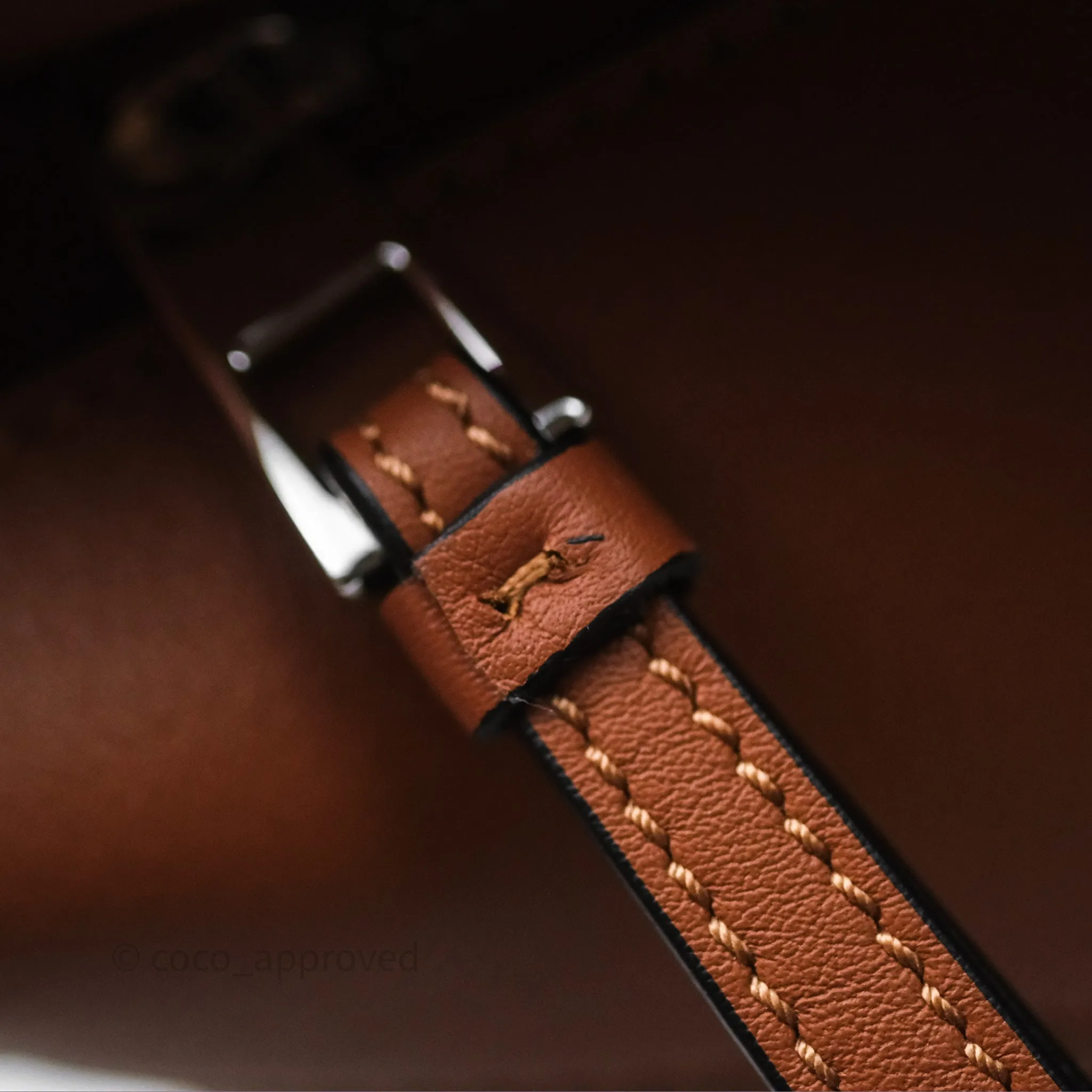 Loewe Small Puzzle Edge Bag in Tan Calfskin