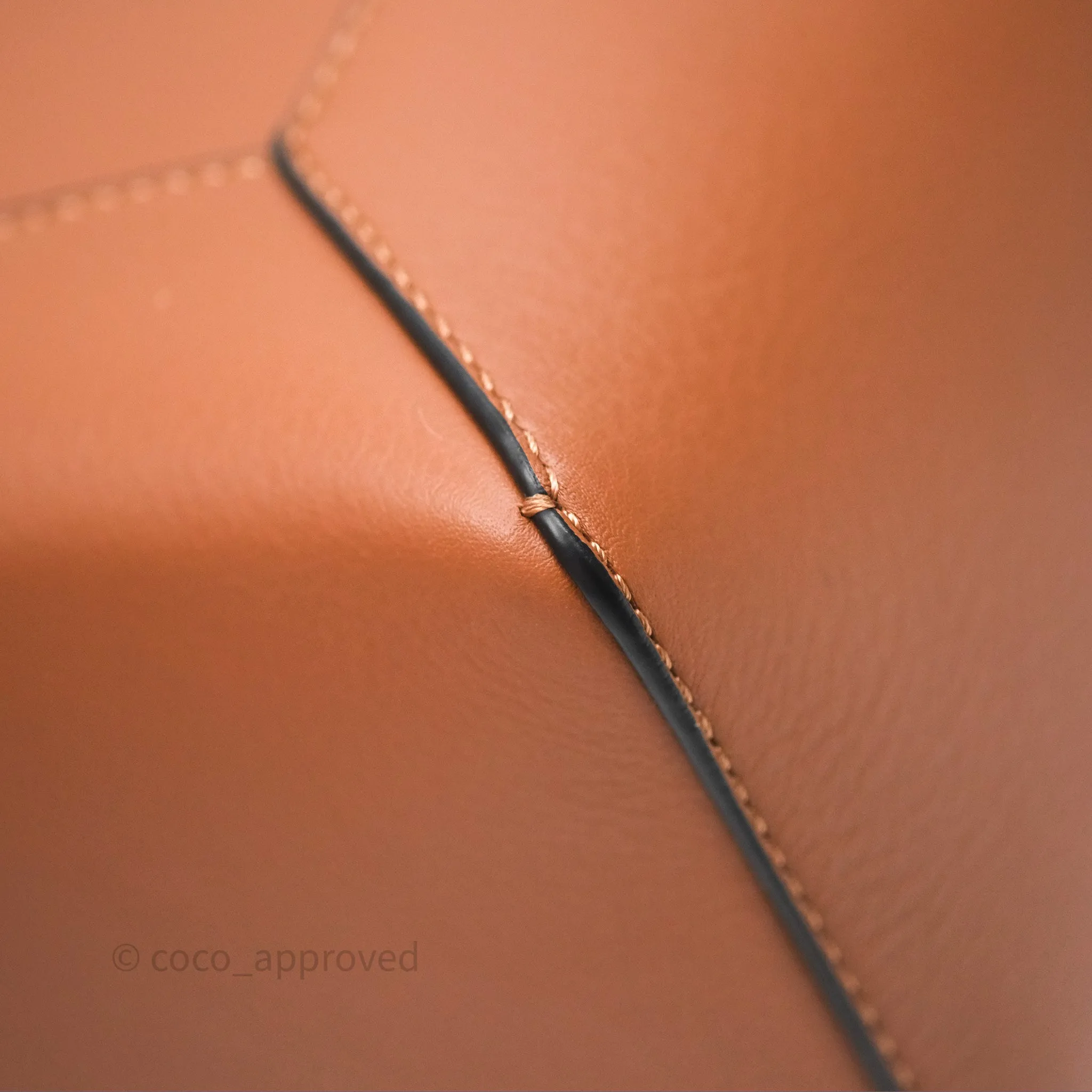 Loewe Small Puzzle Edge Bag in Tan Calfskin