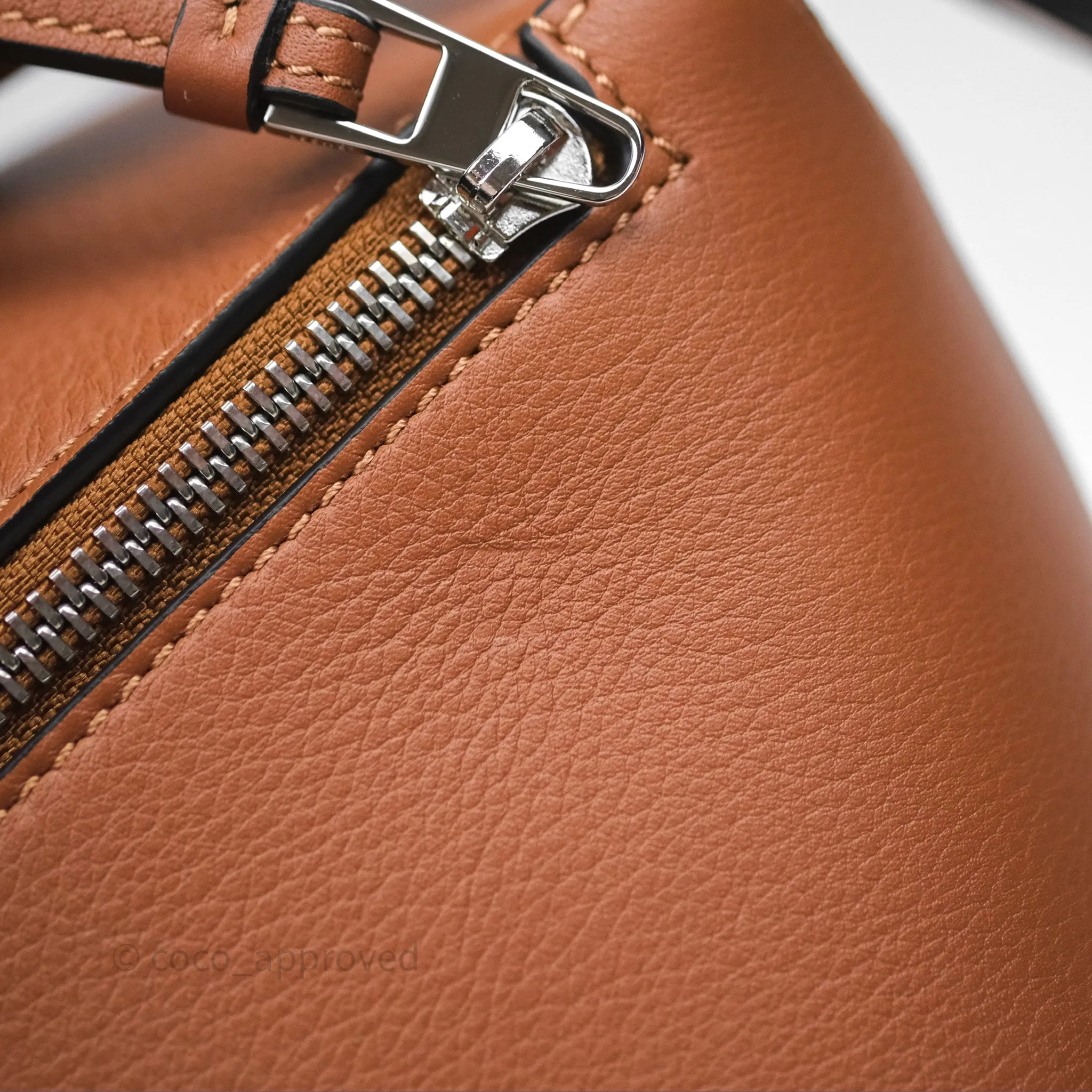 Loewe Small Puzzle Edge Bag in Tan Calfskin